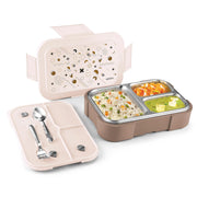 Bravo 3 Steel Thermoware Lunchbox (Milton)