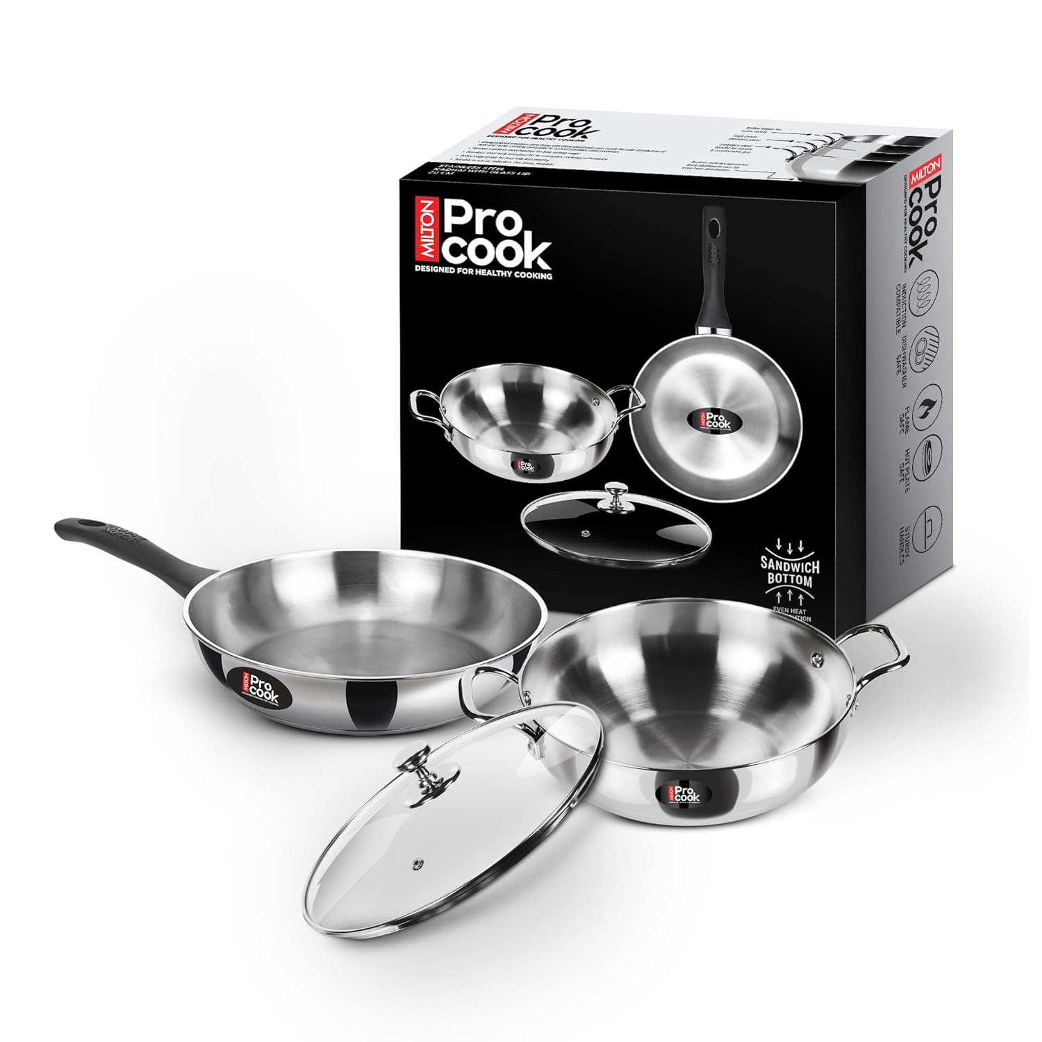 Sandwich Bottom Cookware Set (Milton Procook)