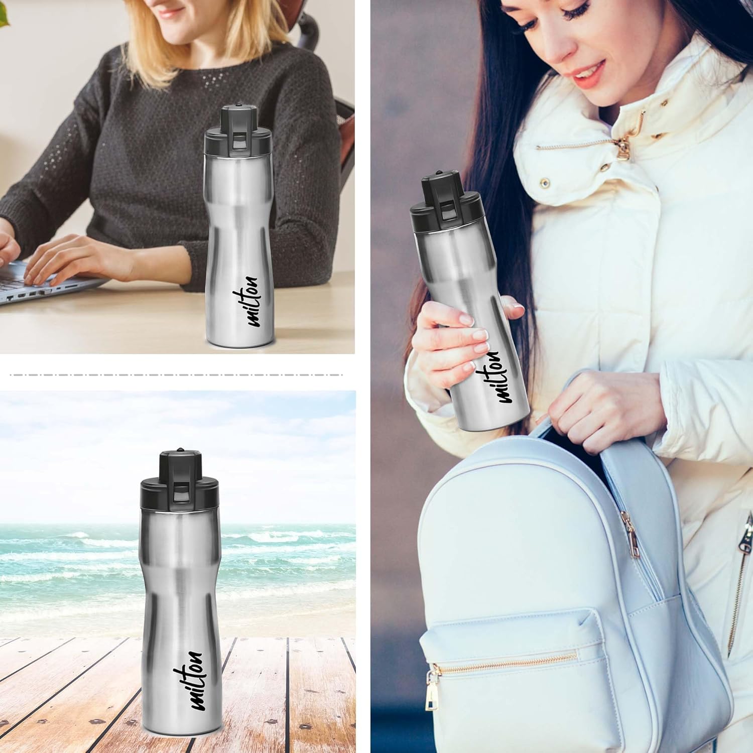 Champ Stainless Steel Sporty Bottle (Milton)