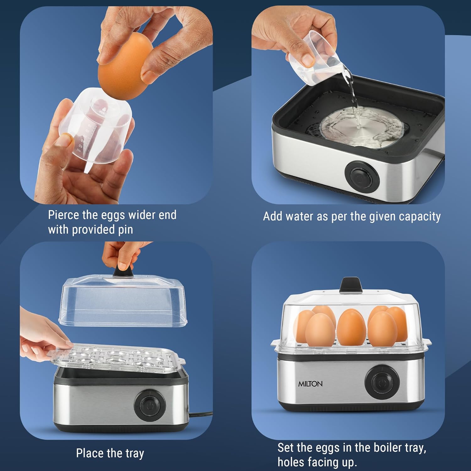 2-In-1 Egg Boiler & Poacher (Milton)