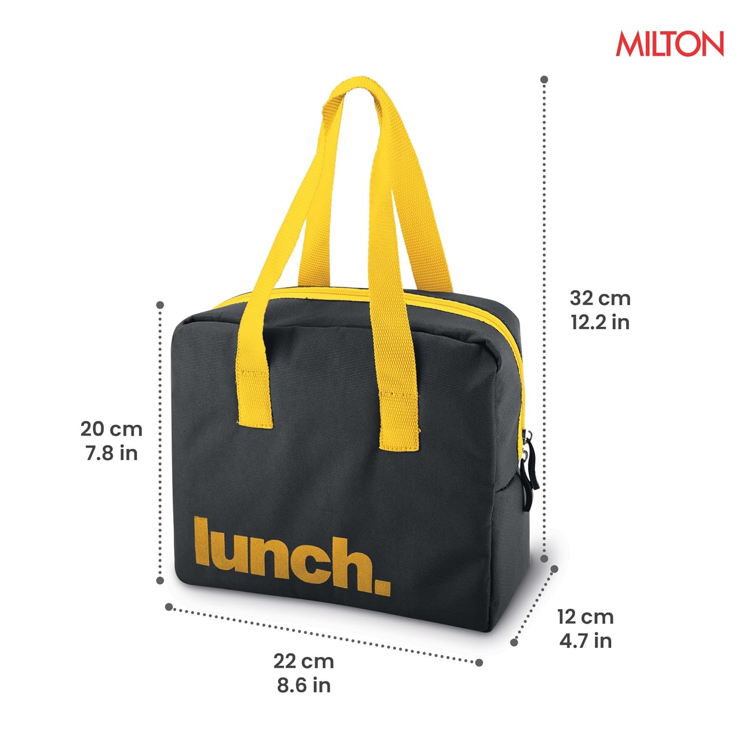 Milange Fabric Lunch Bag (Only Bag, No Containers Included)