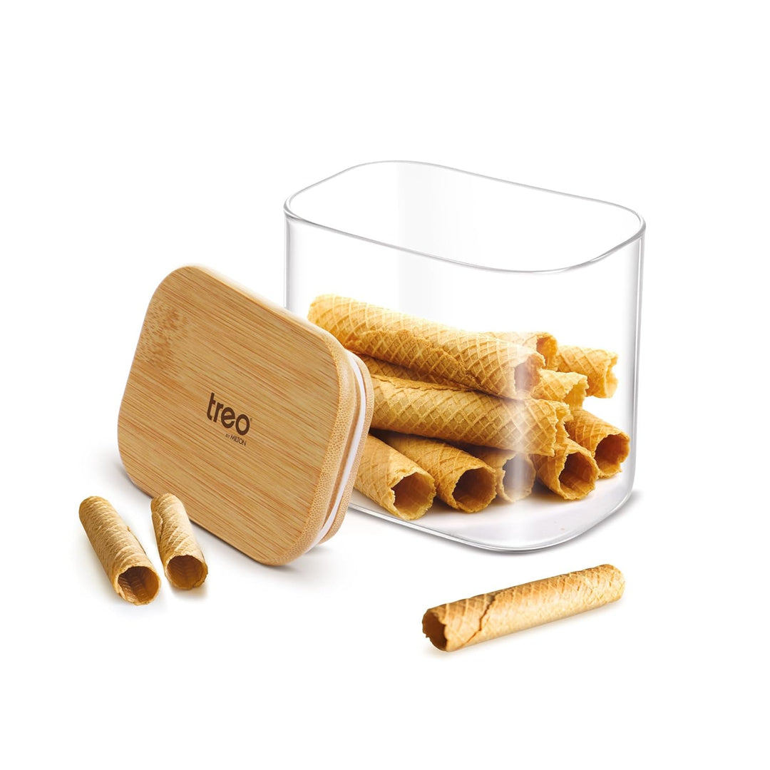 Recto Glass Jar