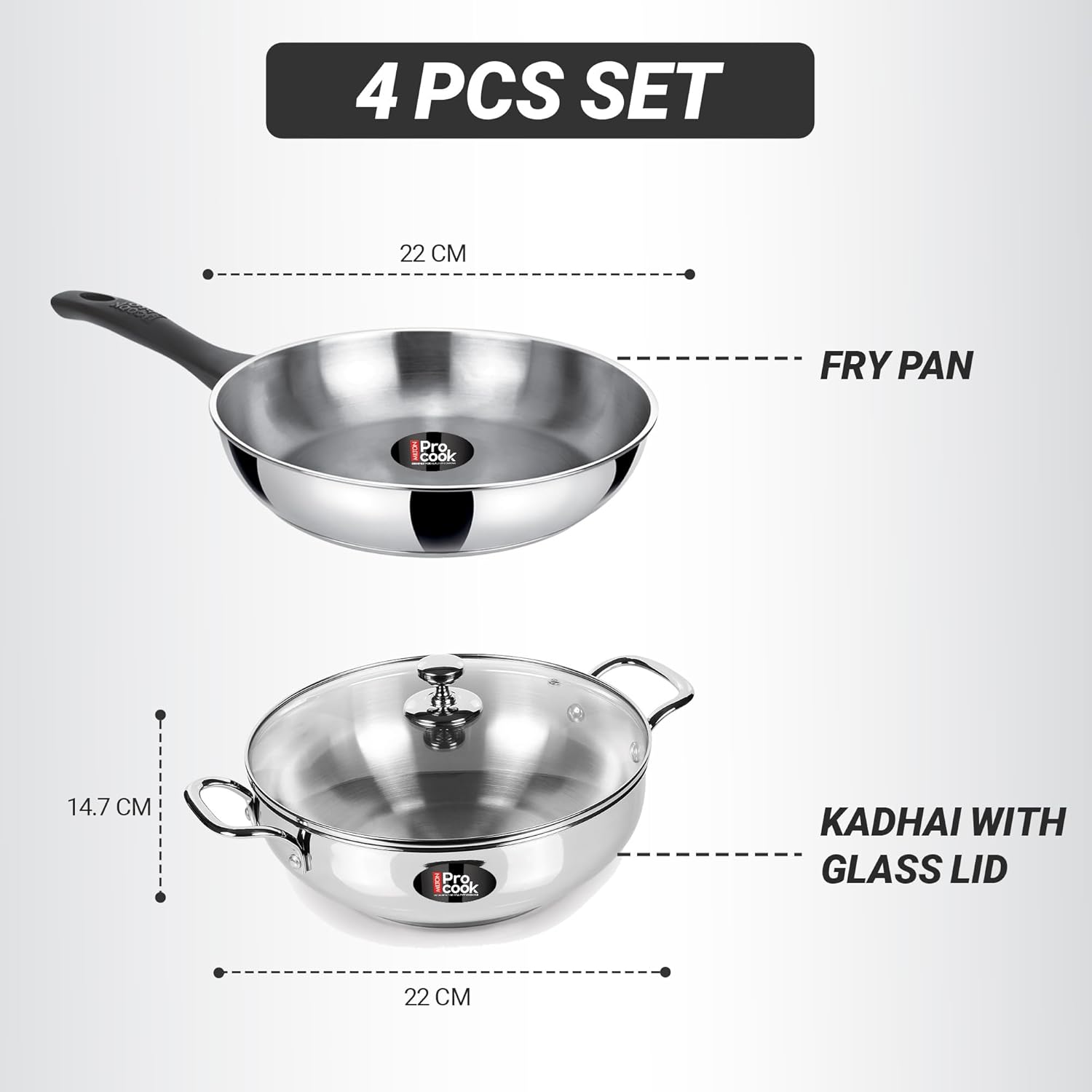 Sandwich Bottom Cookware Set (Milton Procook)