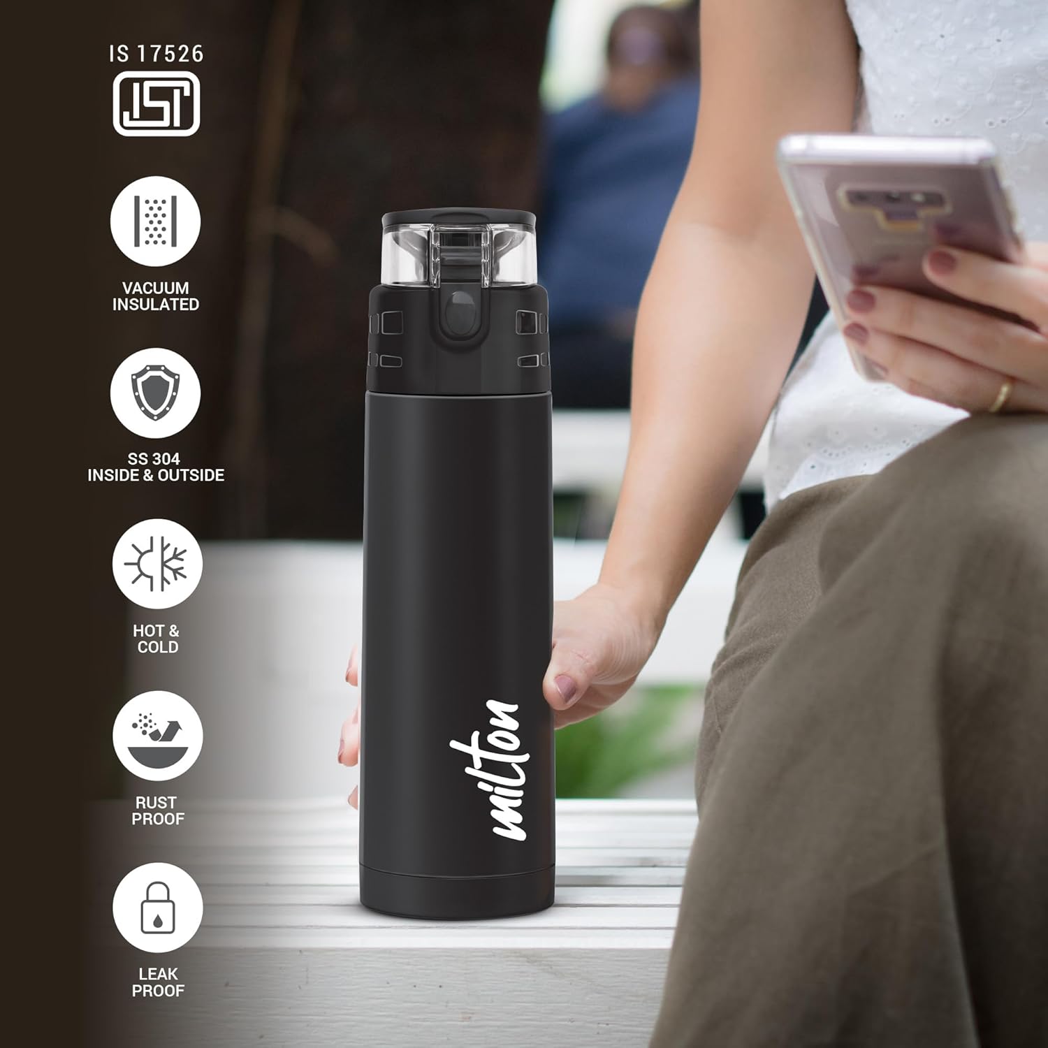 Marvel Mighty Iron Man Thermosteel Bottle (Milton)