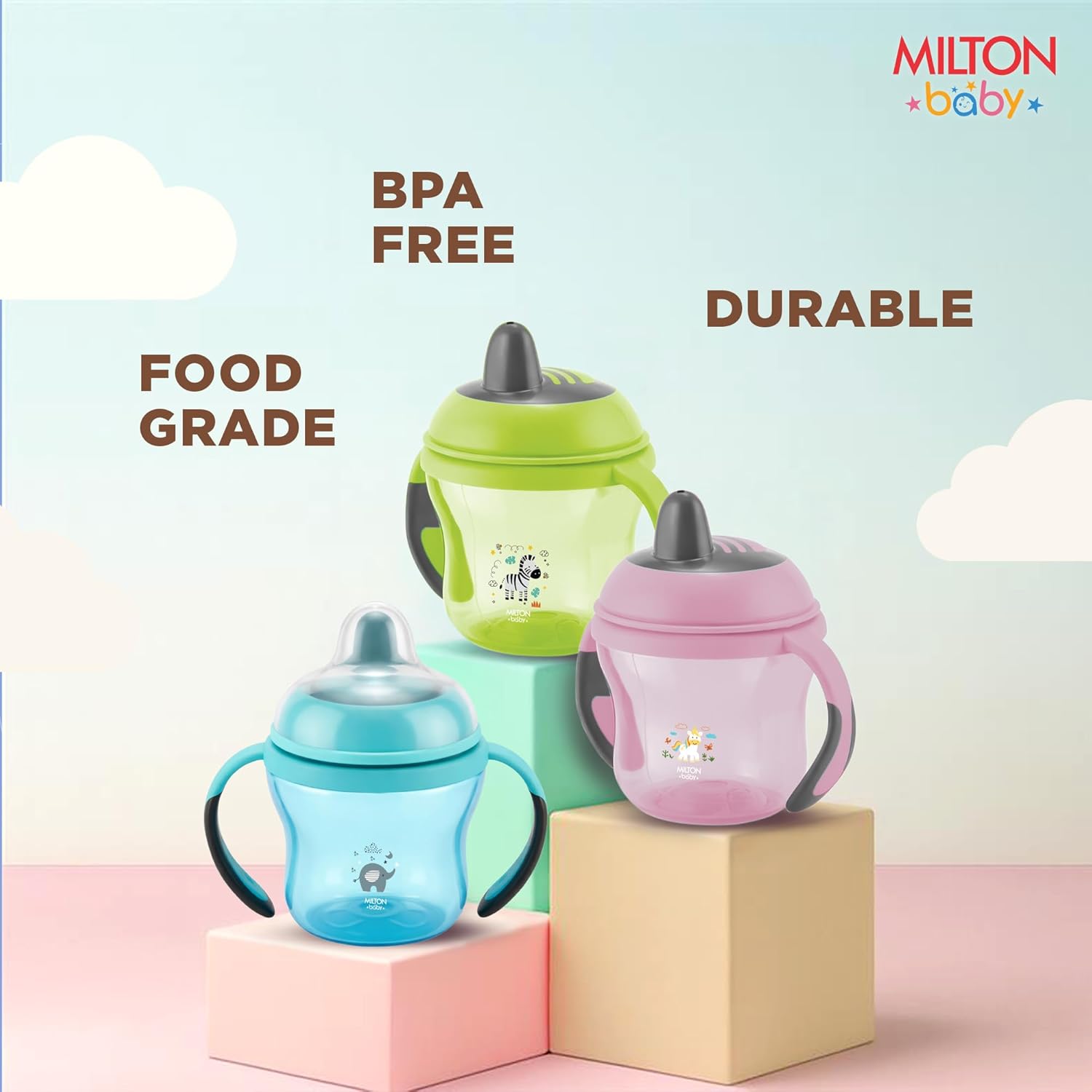 Hard Spout Sippy Bottle For Baby (Milton)