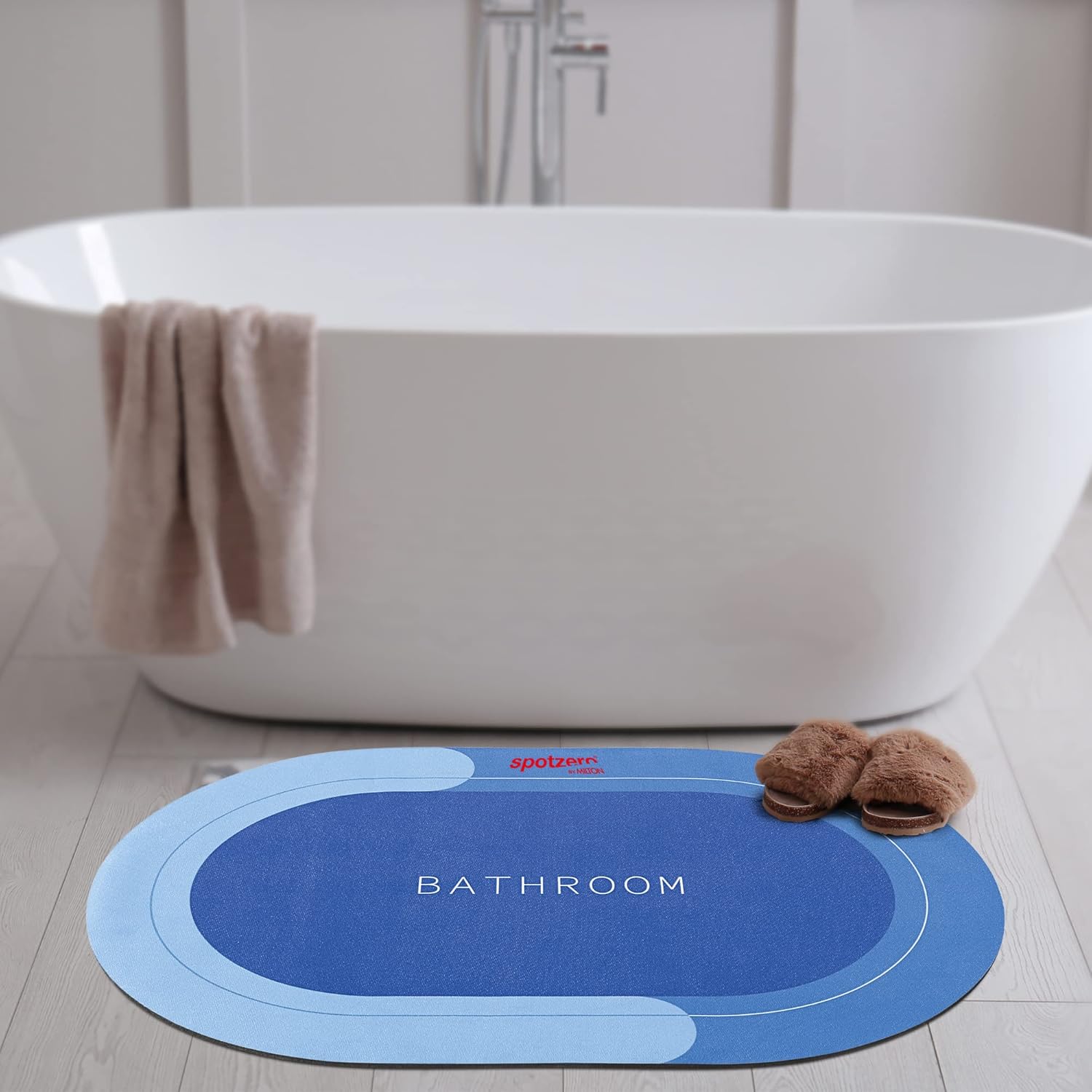 Super Water Absorbent Bath Mat (Spotzero By Milton)