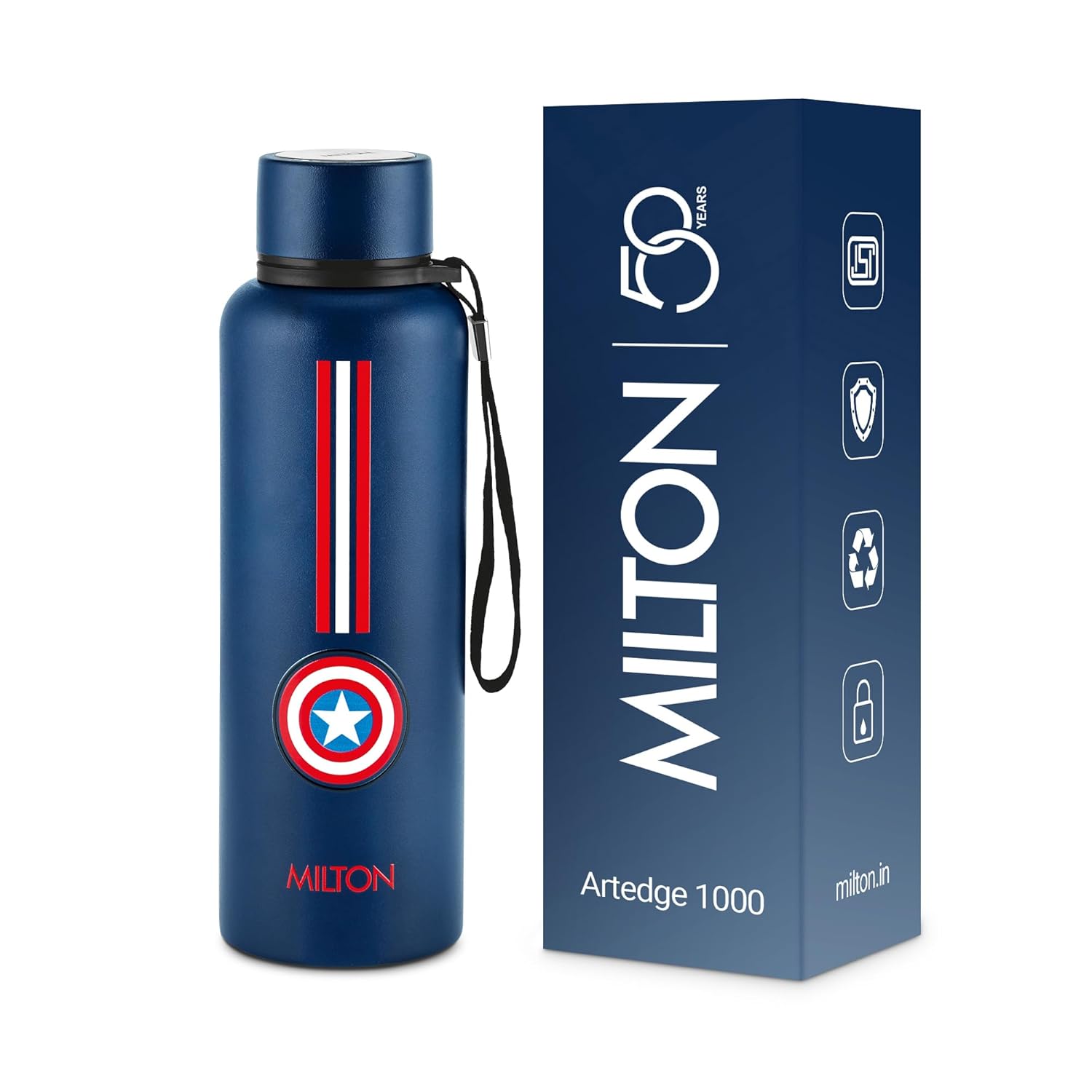 Marvel Captain America Artedge Water Bottle (Milton)