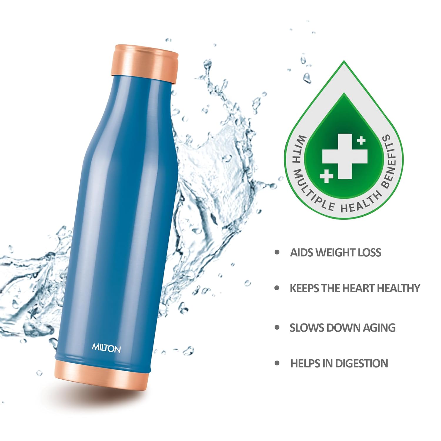 Buy Copper Charge Color Bottle Online at Best Price | Milton