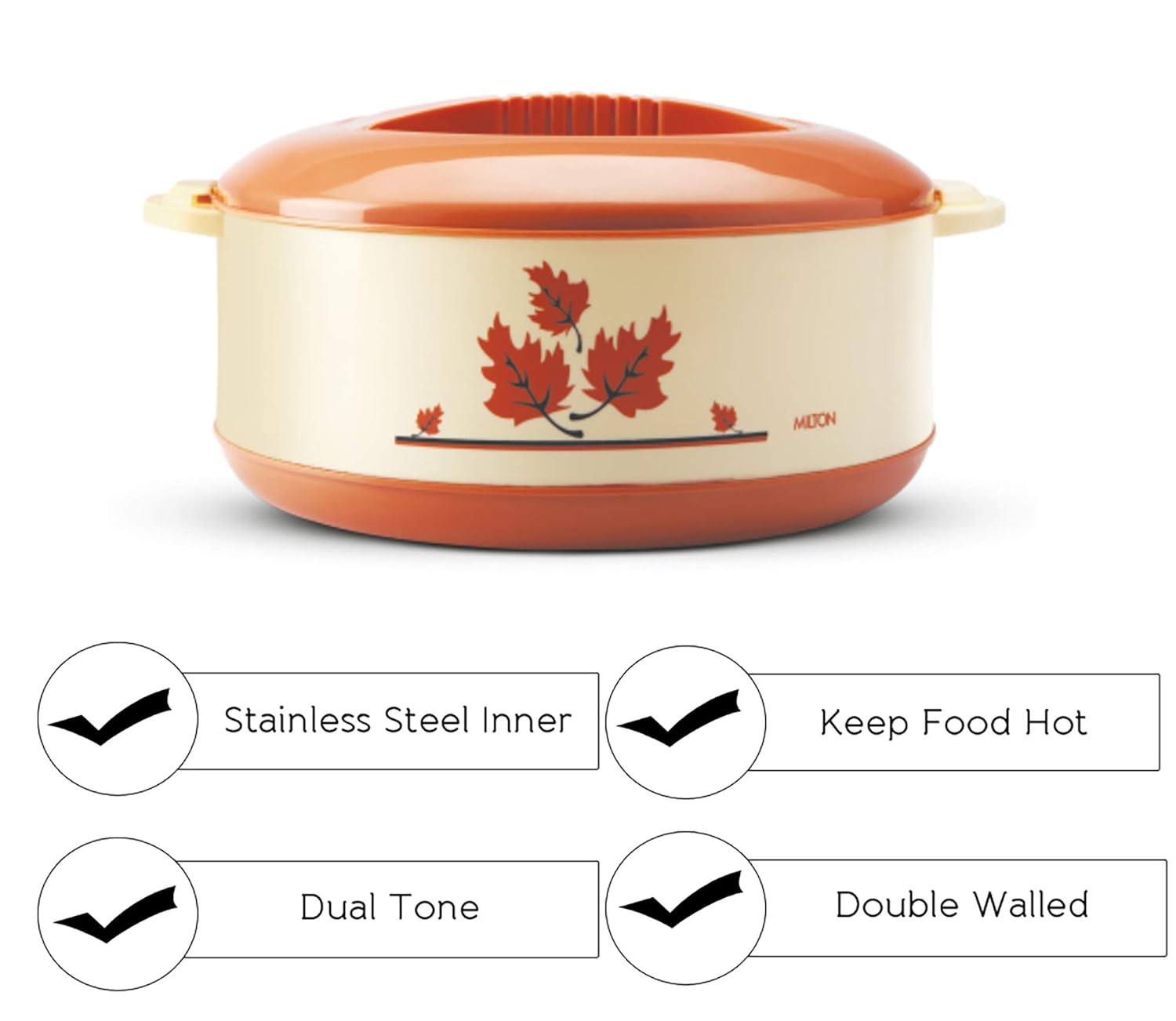 Orchid Insulated Stainless Steel Casserole (Milton) - CL Sale