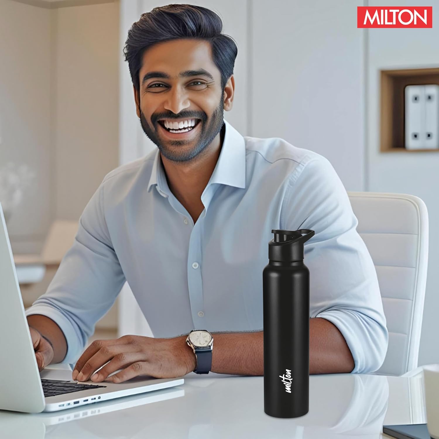 Personalized Torino Stainless Steel Water Bottle (Milton)