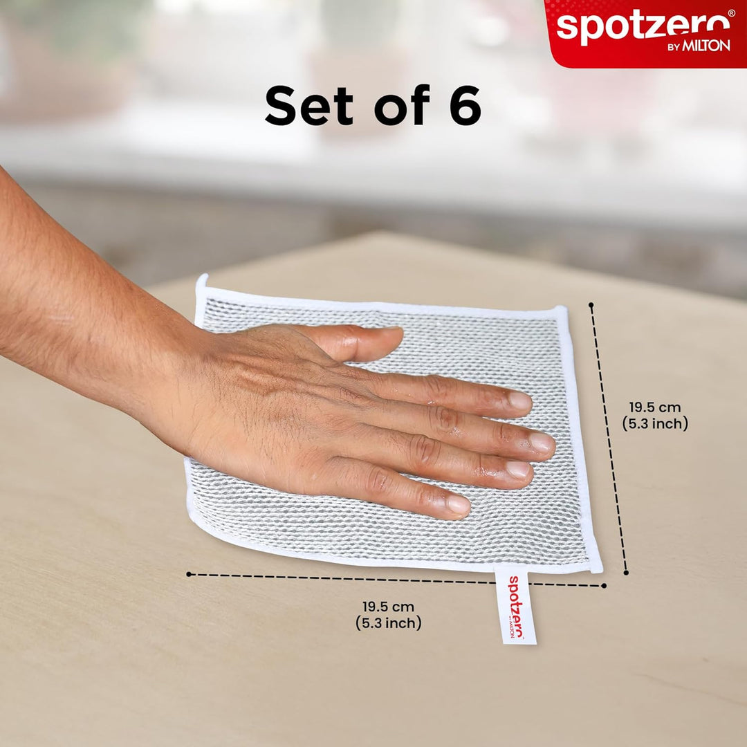 Non-Scratch Steel Wire Dish Cloth Set (Spotzero By Milton)