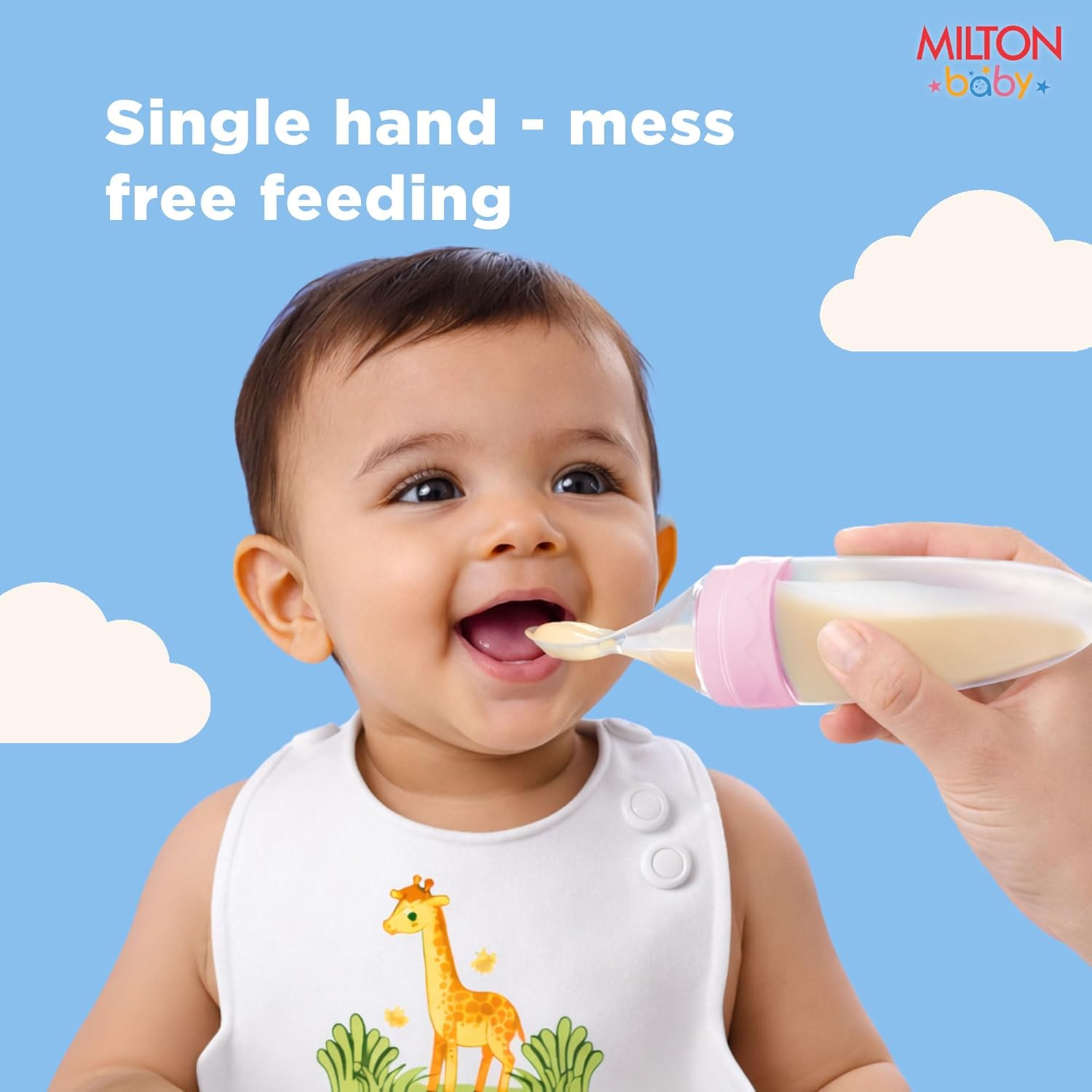 Silicon Spoon Food Feeder For Baby (Milton)