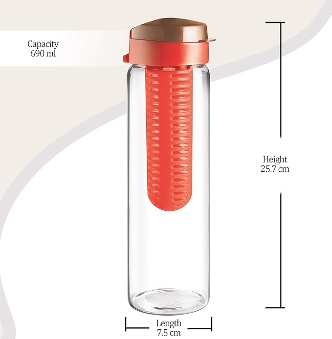 Immuno Boro Infuser Glass Bottle