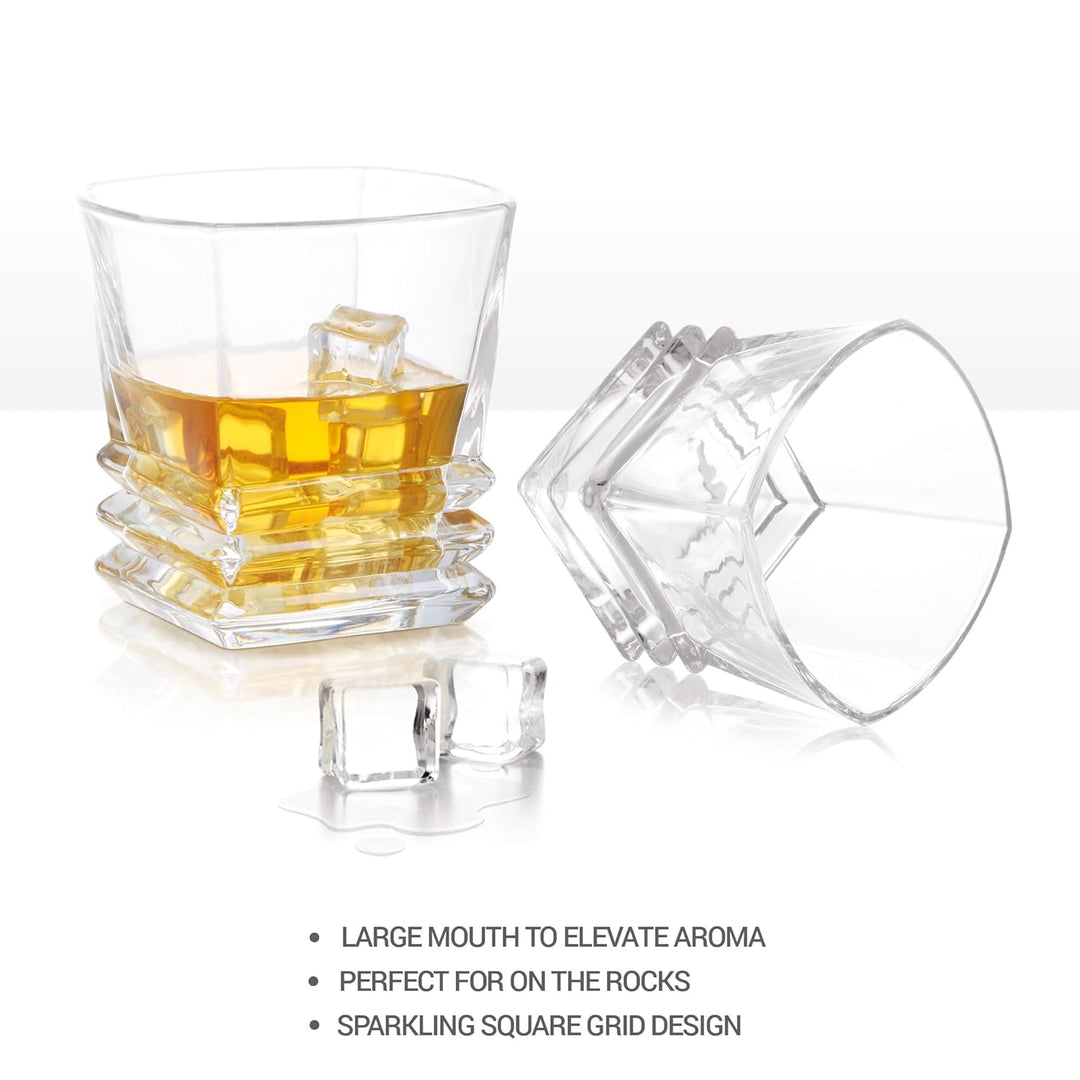 Quadra Glass Tumbler Features