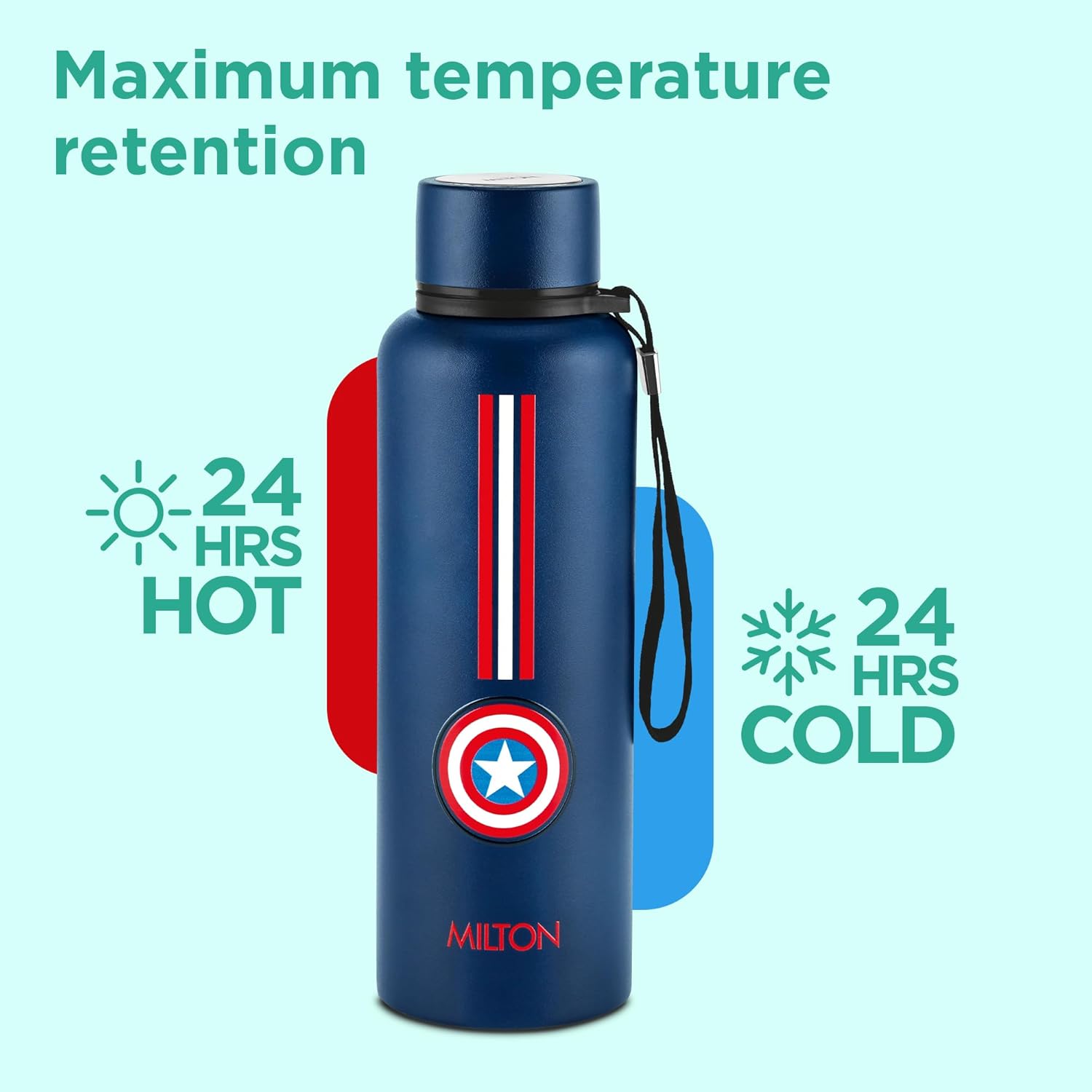 Marvel Captain America Artedge Water Bottle (Milton)