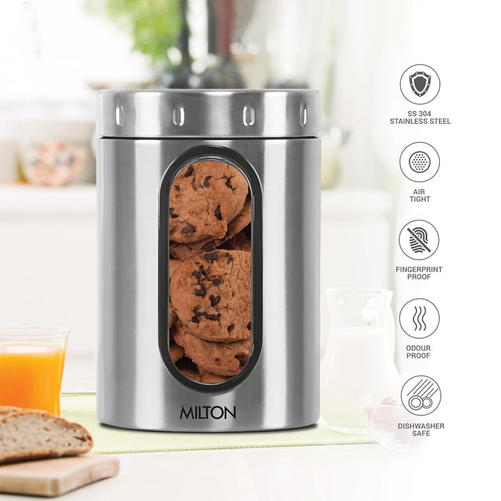 Steel Crispy Storage Jar Features