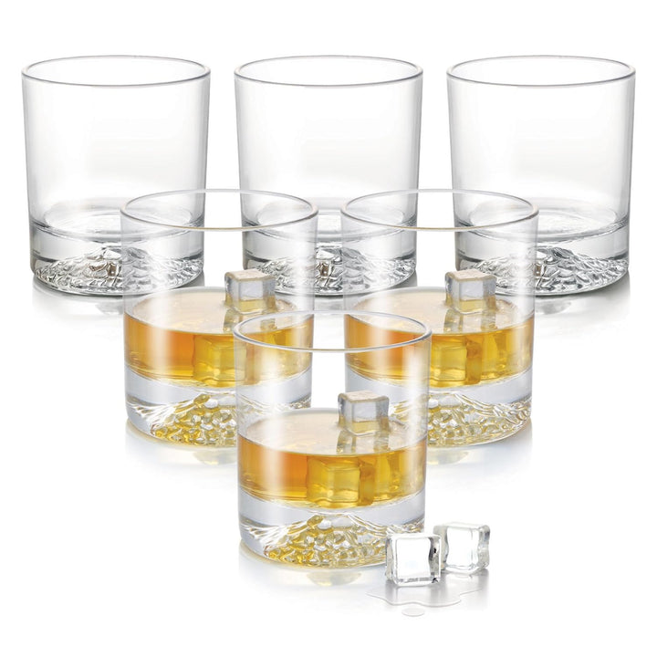 Treo by Milton 3D Gabbro On The Rocks Glass Tumblers