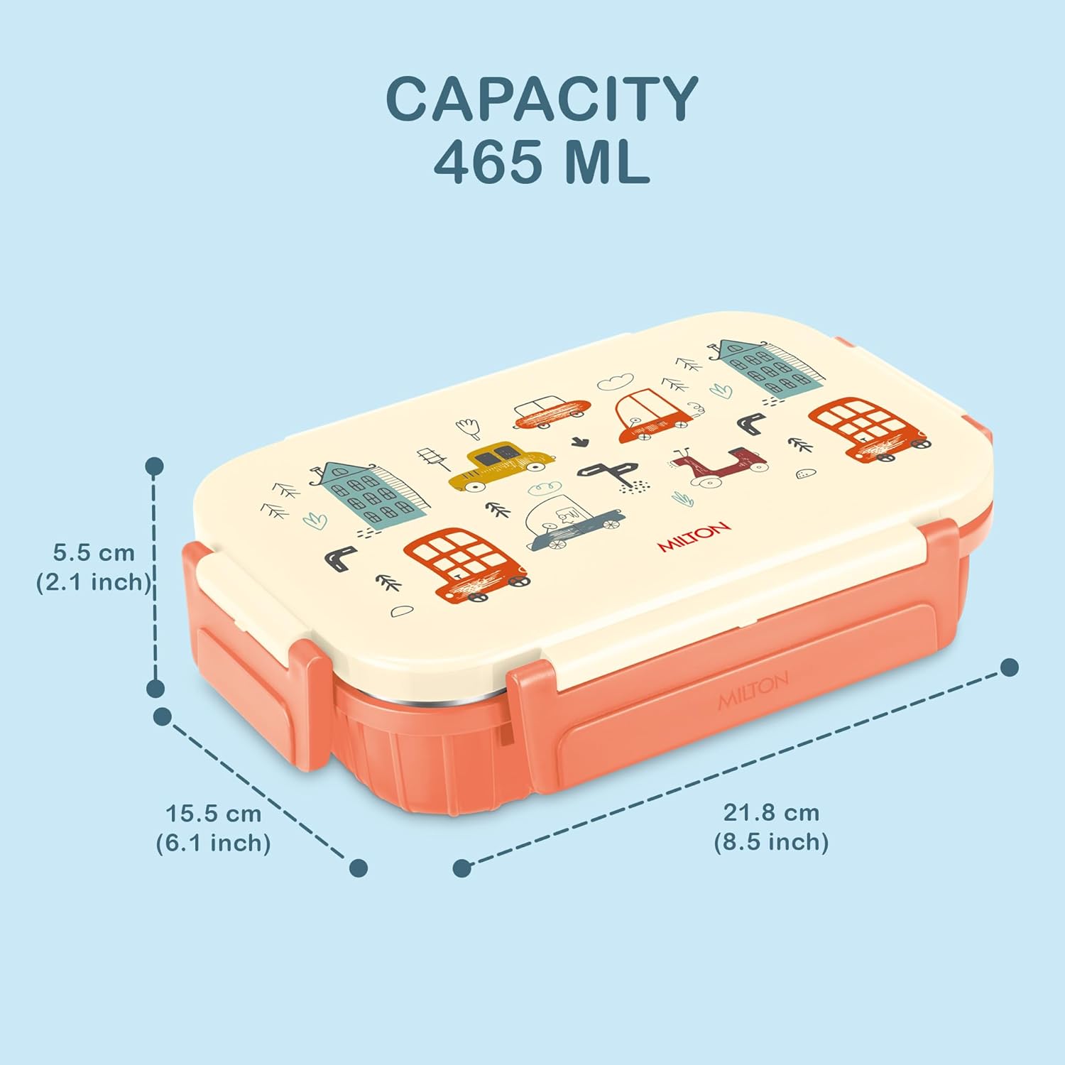 Meal Safe 2 Insulated Leak Proof Tiffin (Milton)