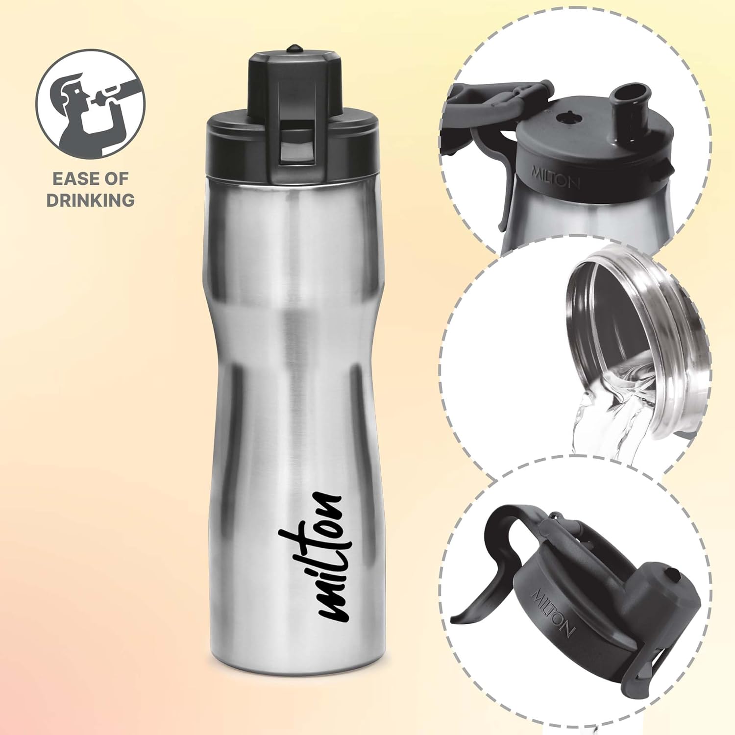 Champ Stainless Steel Sporty Bottle (Milton)