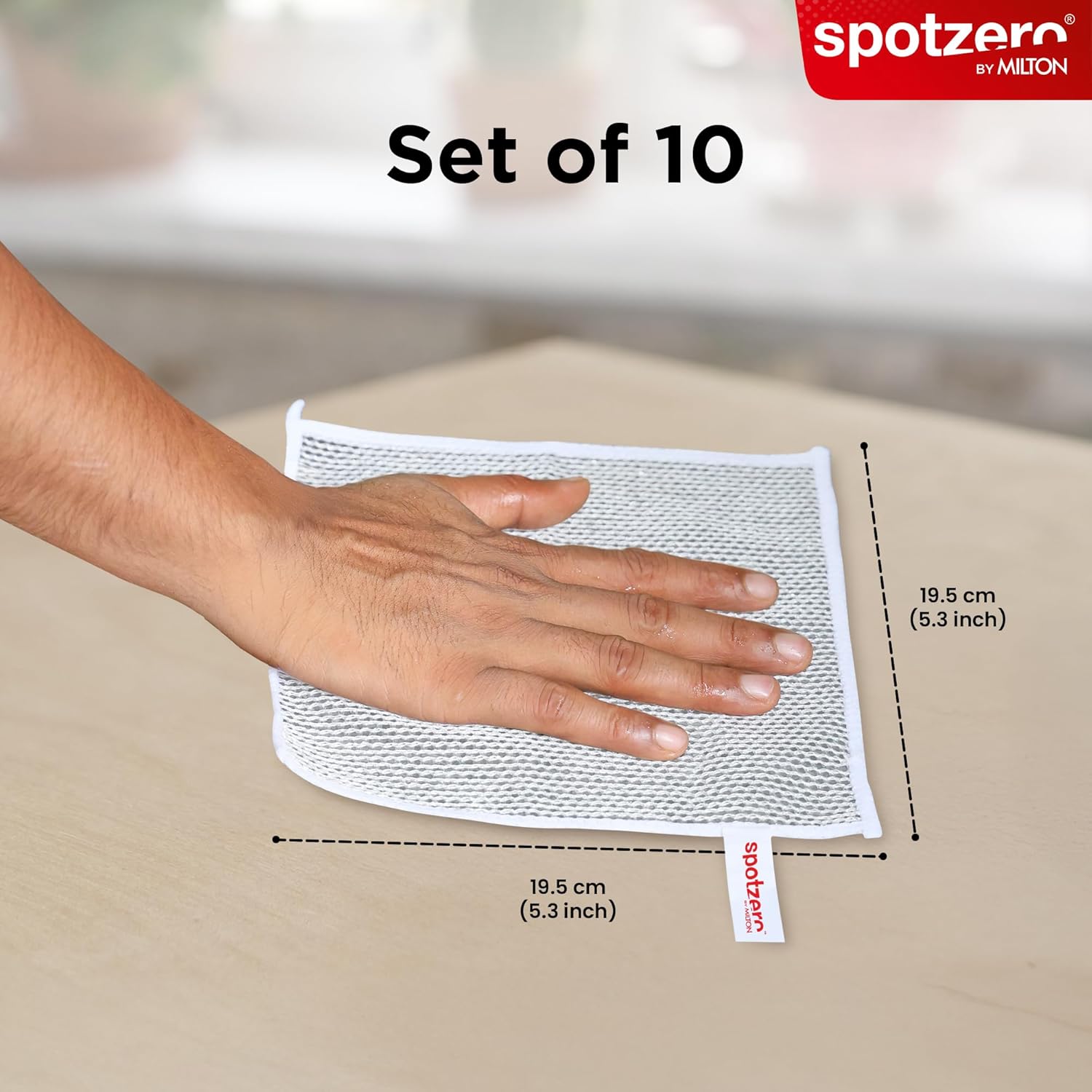 Non-Scratch Steel Wire Dish Cloth Set (Spotzero By Milton)