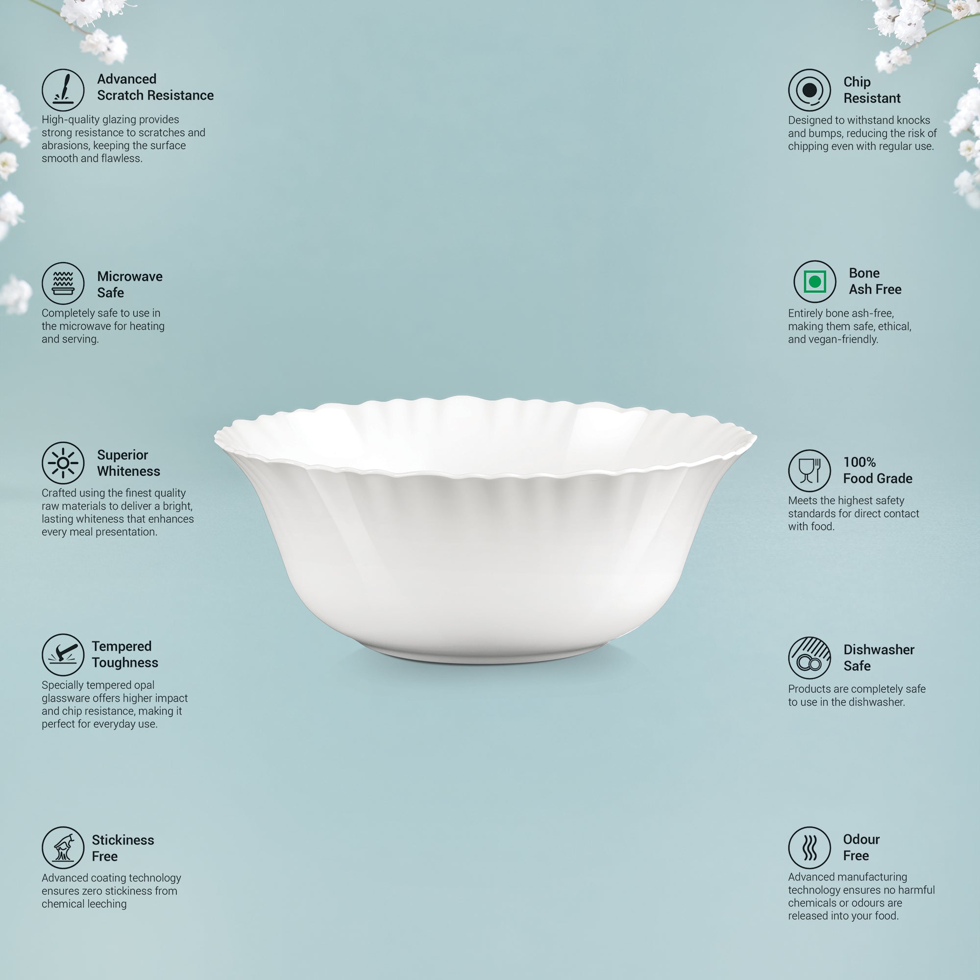 Aurelia Collection Serving Bowl 1 Pc - MUREL (Treo by Milton)