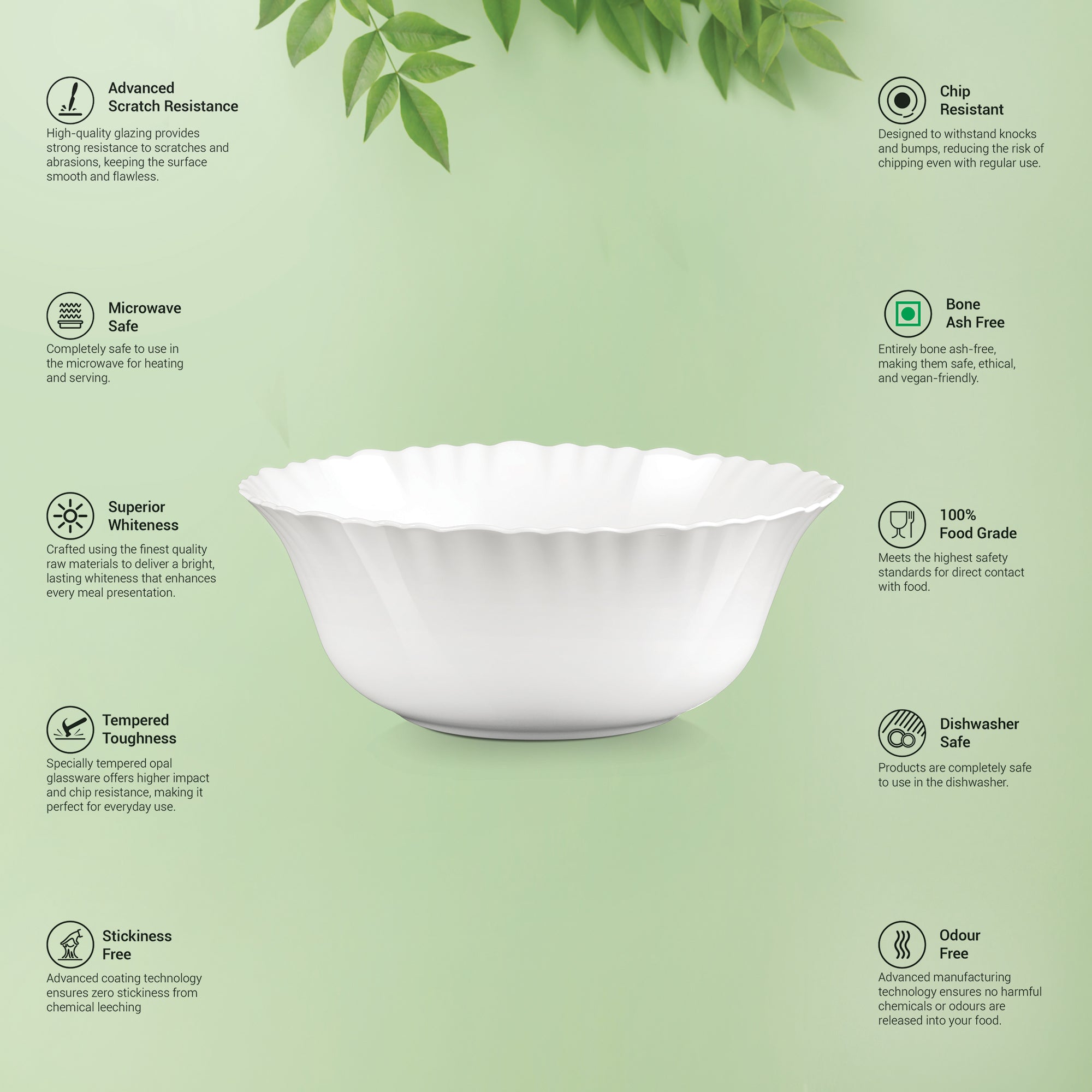 Aurelia Collection Serving Bowl 1 Pc - VERDINIA (Treo by Milton)