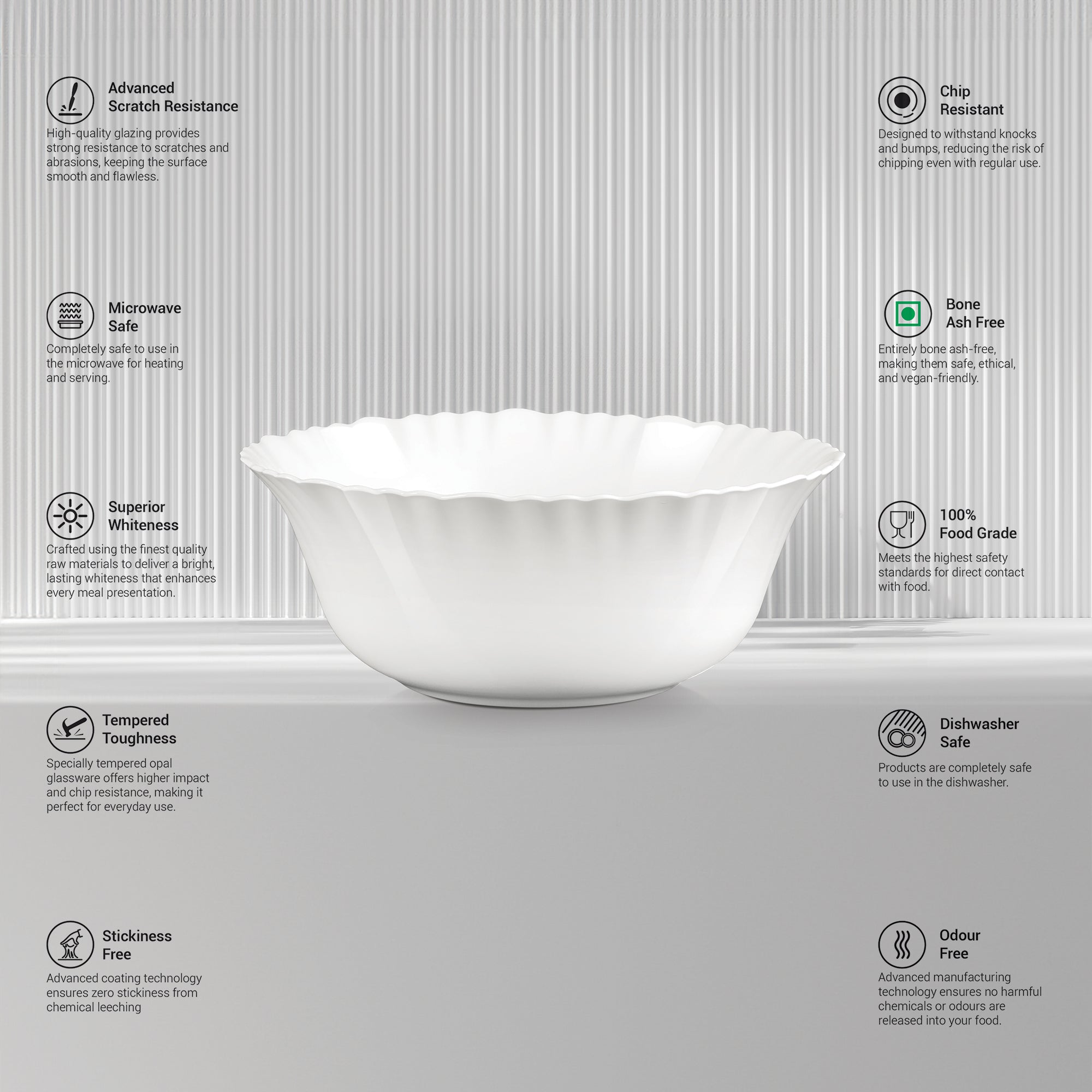 Aurelia Collection Serving Bowl 1 Pc - (Treo by Milton)
