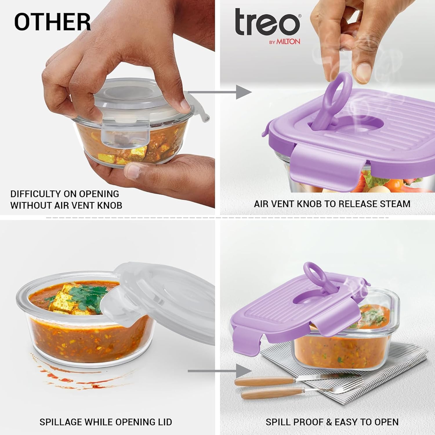 Lumino Fresh Square Tiffin