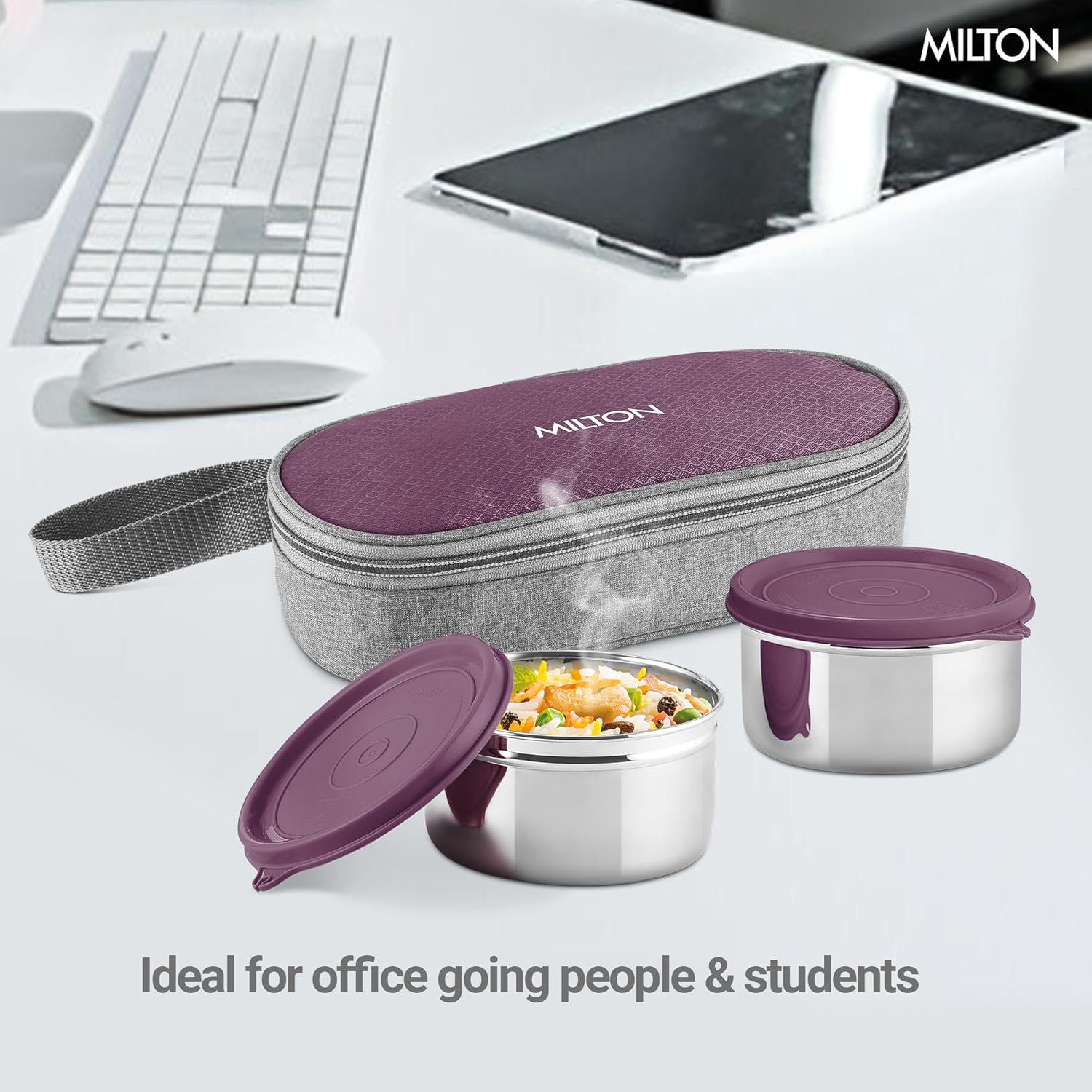 Plato Pack Small Flat Insulated Tiffin And Jacket (Milton)