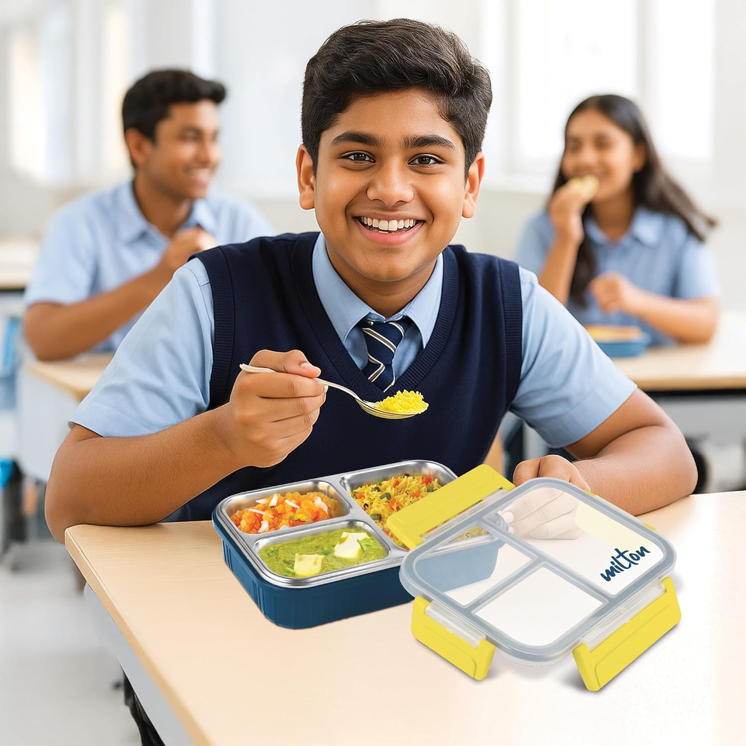 Fun Feast Bento 3 Compartment Lunchbox (Milton)