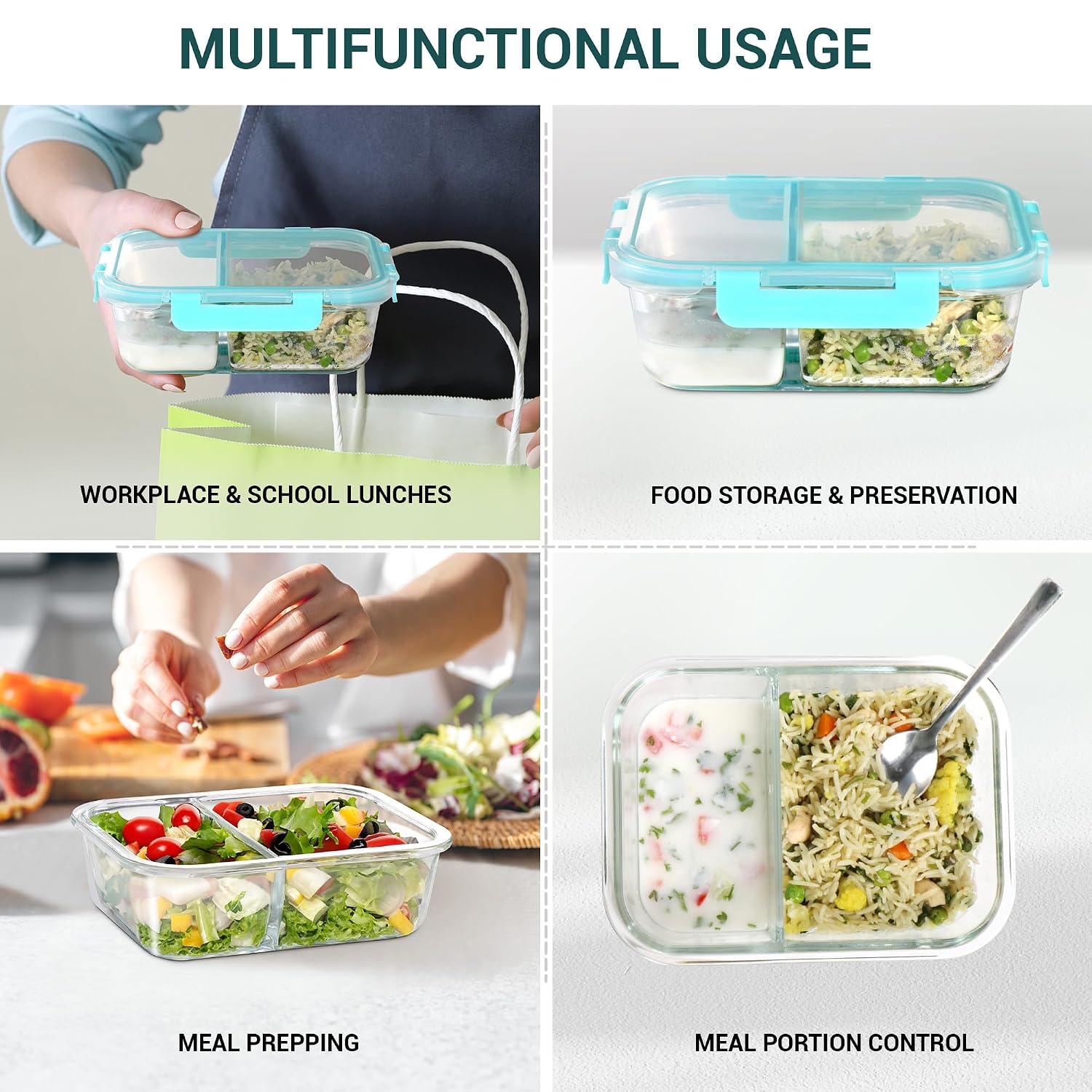 All Fresh Divider Tiffin (Treo by Milton) - CL Sale