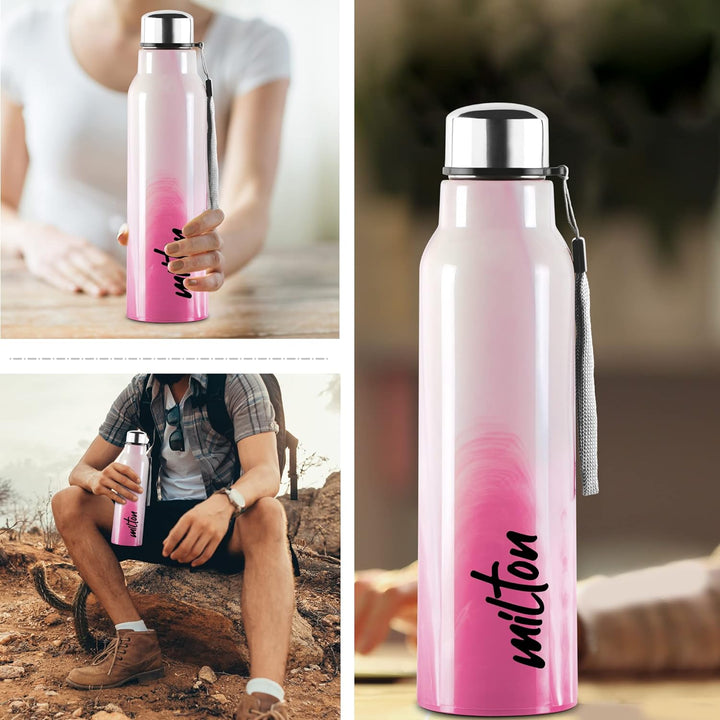 Steel Marble Water Bottle