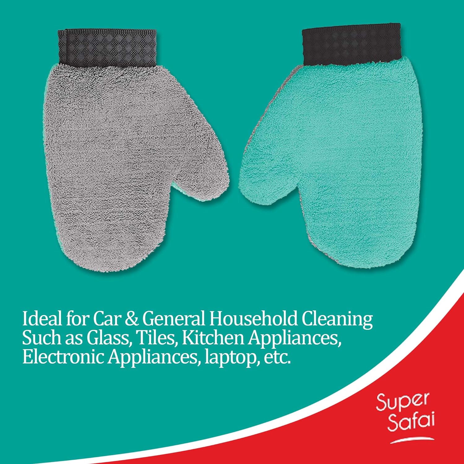 Boon Multipurpose Microfiber Gloves (Spotzero by Milton)