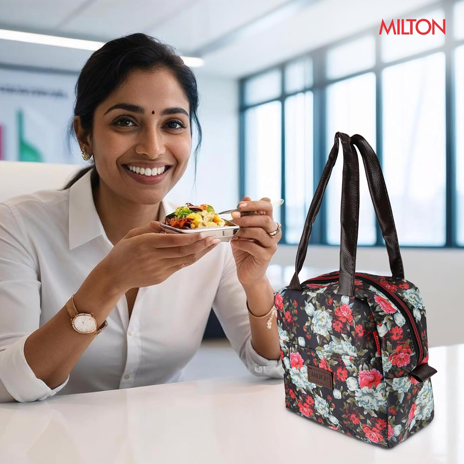 Floral Lunch Bag (Milton)