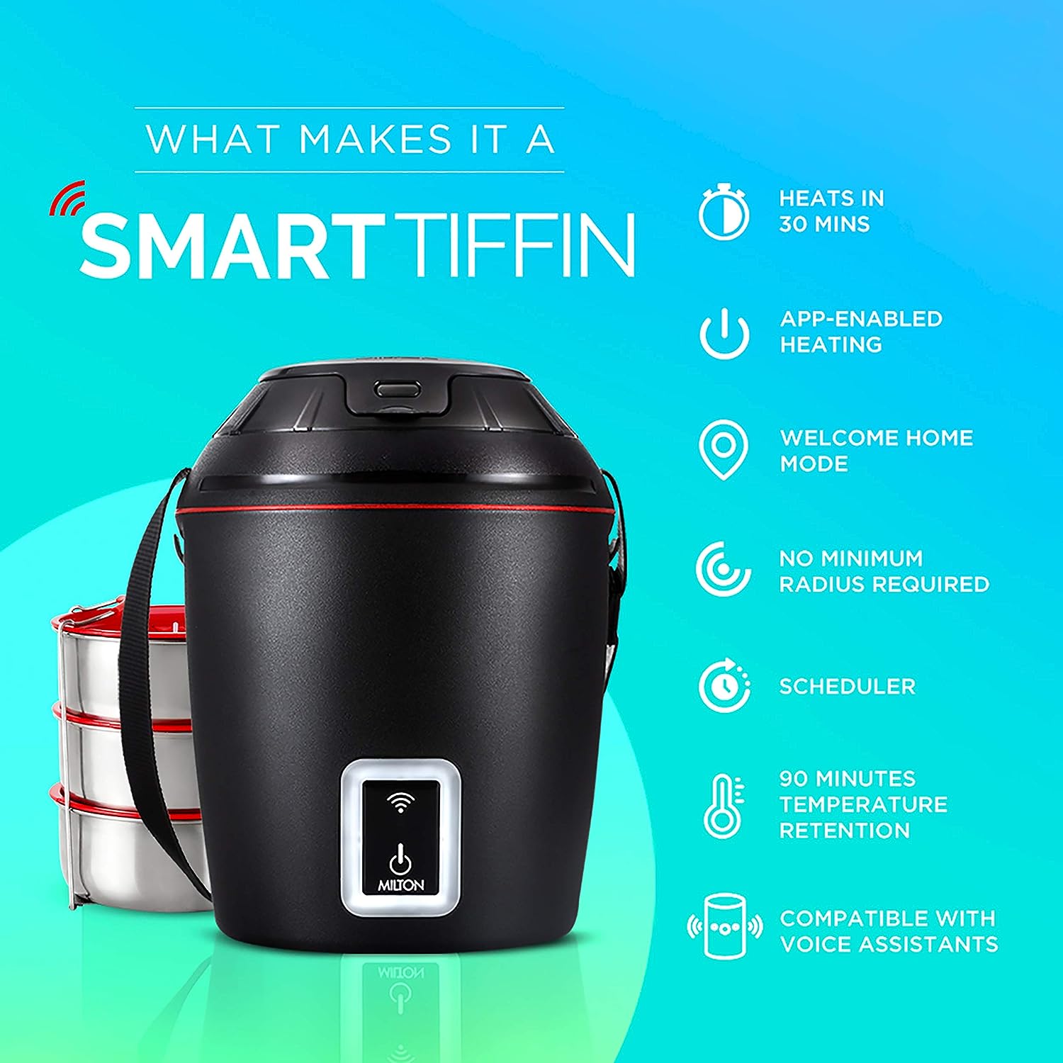 Milton Smart Electric Lunch Box Features