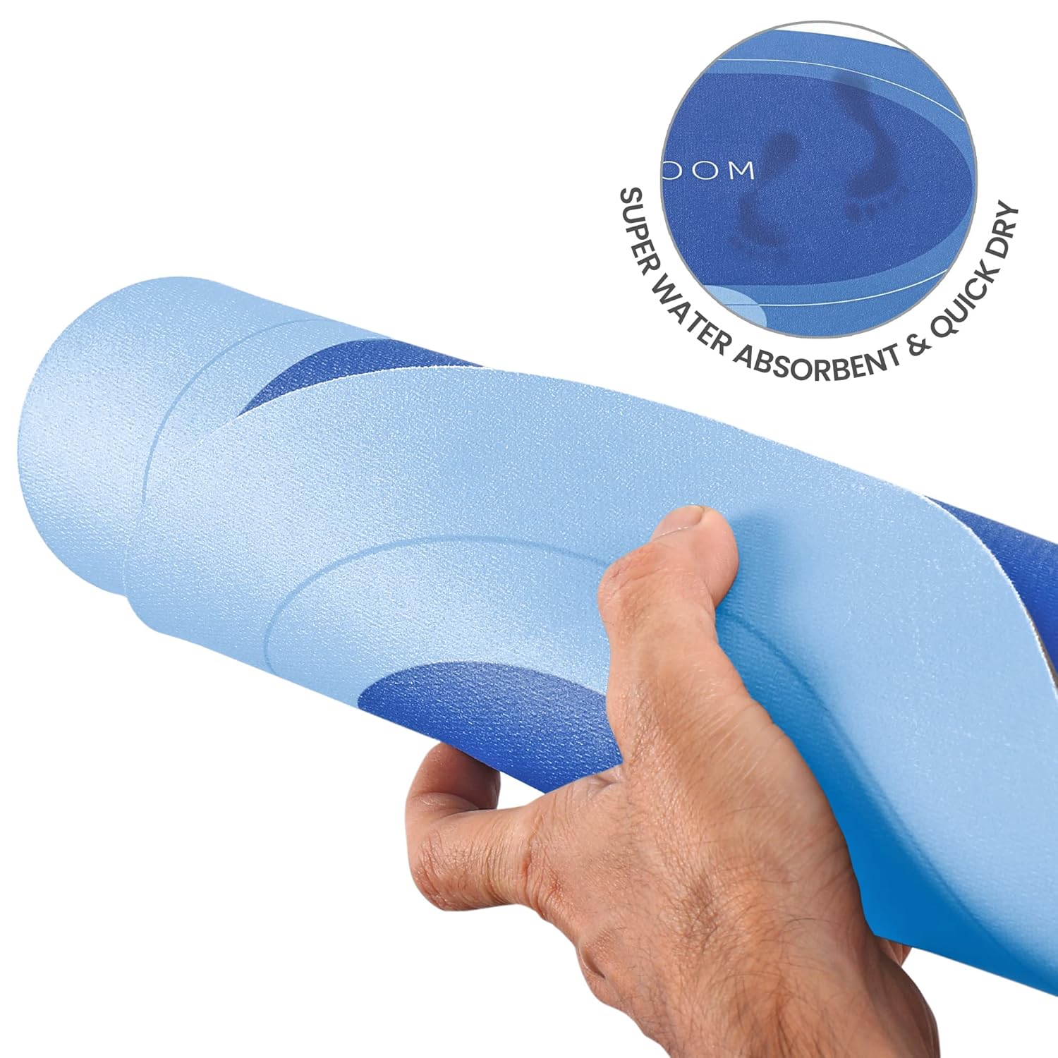 Super Water Absorbent Bath Mat (Spotzero By Milton)