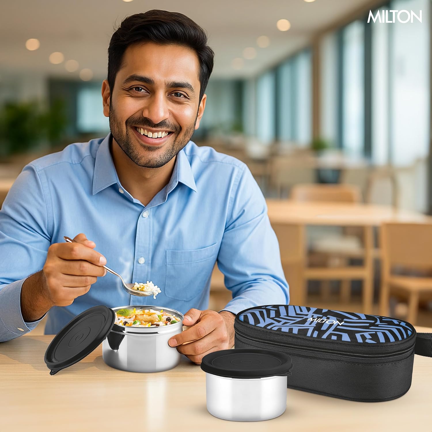 Plato Pack Big Flat Insulated Tiffin And Jacket (Milton)