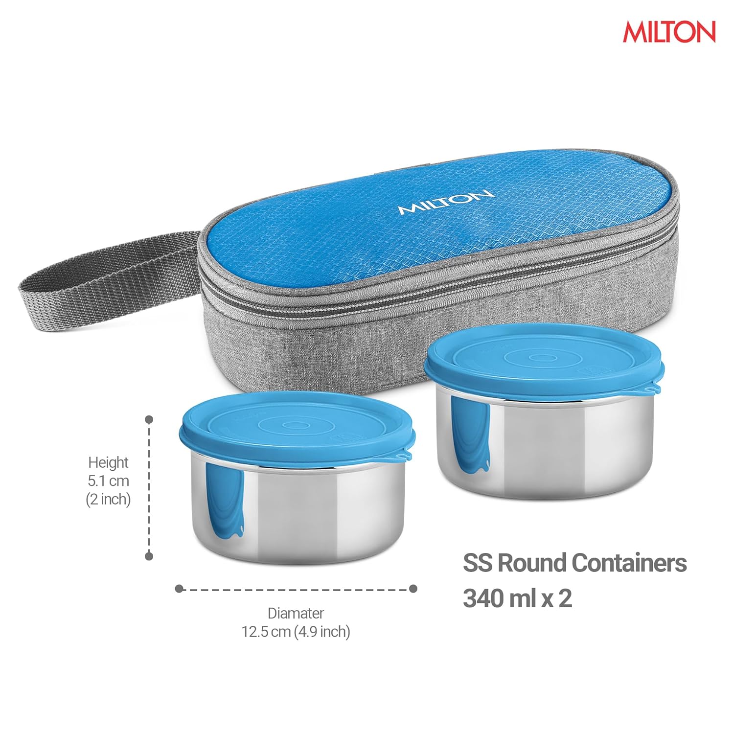 Plato Pack Small Flat Insulated Tiffin And Jacket (Milton)