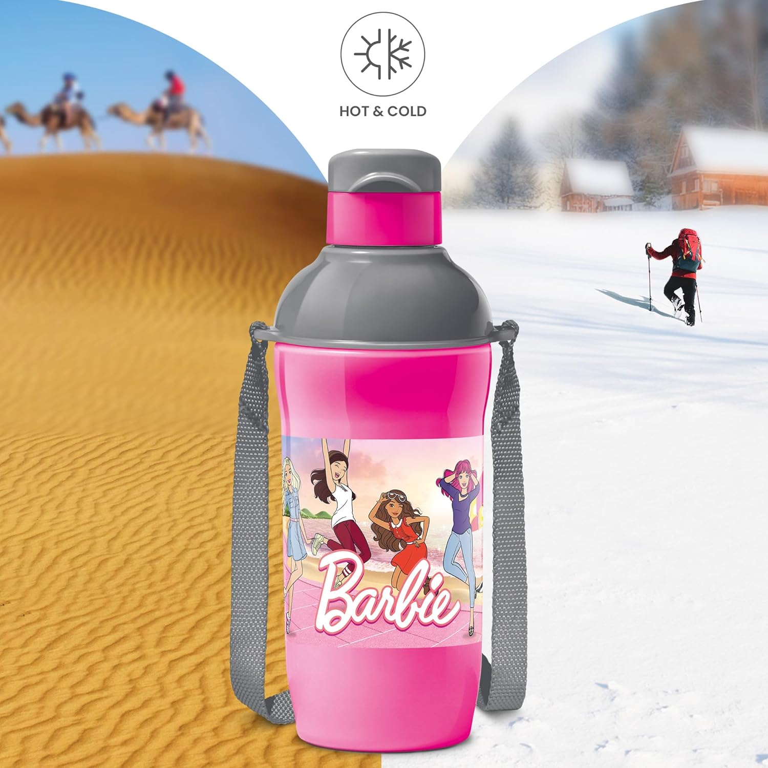 Steel Barbie Kids Sipper Bottle (Milton) - CL Sale