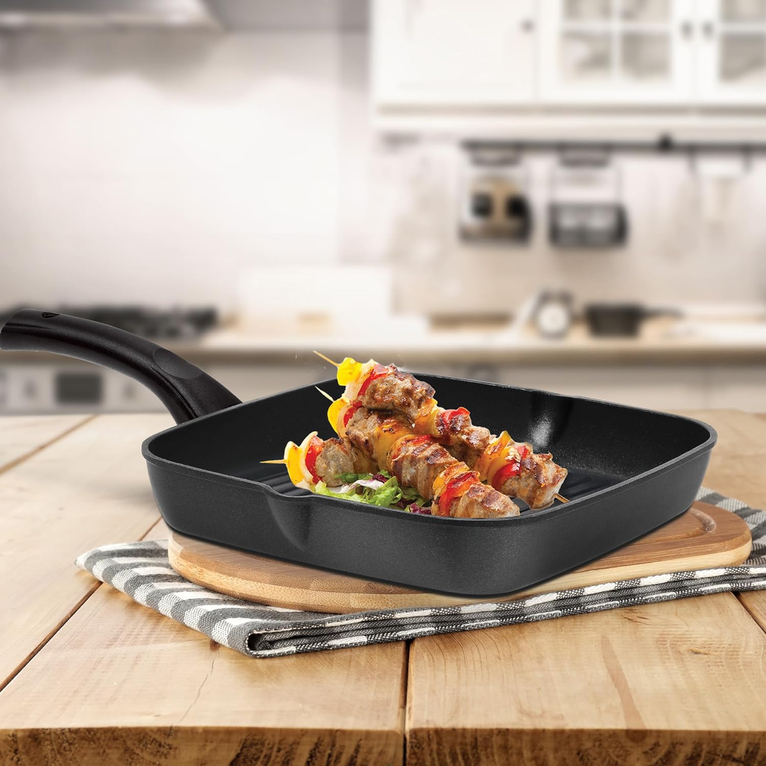 Buy Grill Pan Induction Die Cast Online in India at Best Price | Milton ...