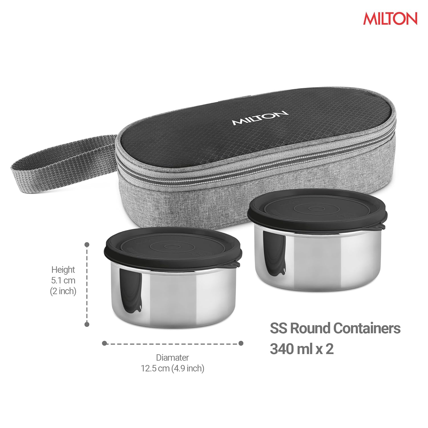 Plato Pack Small Flat Insulated Tiffin And Jacket (Milton)