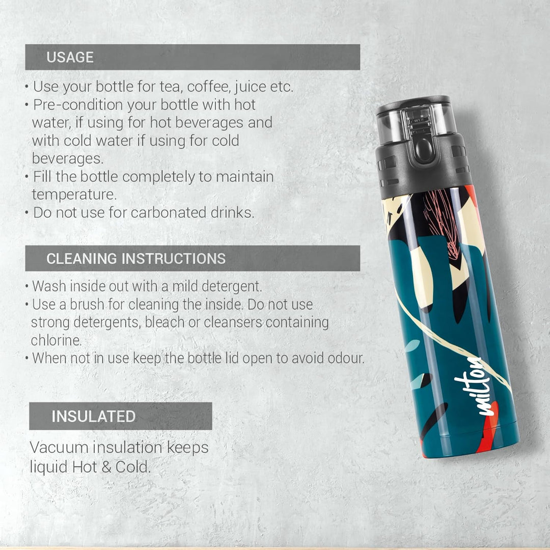 Milton Artesia Thermosteel Bottle Usage