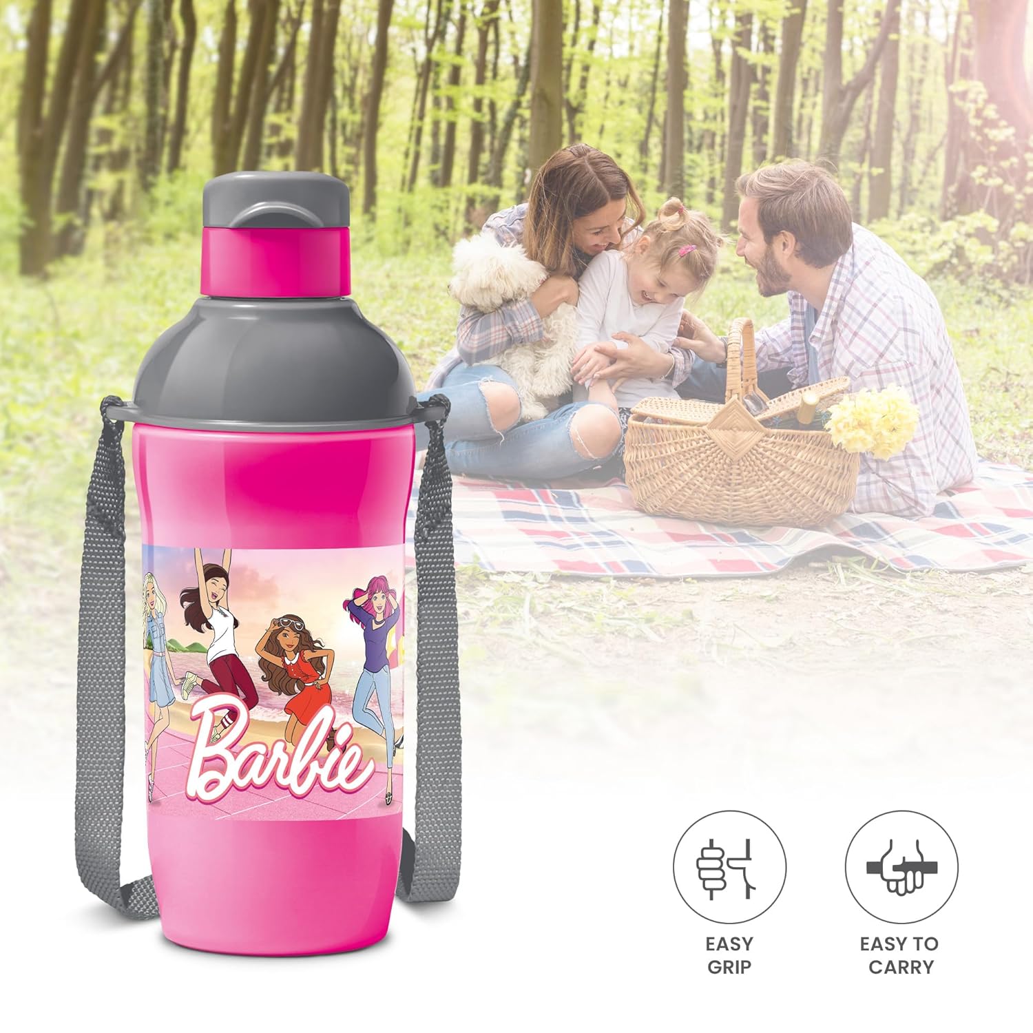 Steel Barbie Kids Sipper Bottle (Milton) - CL Sale