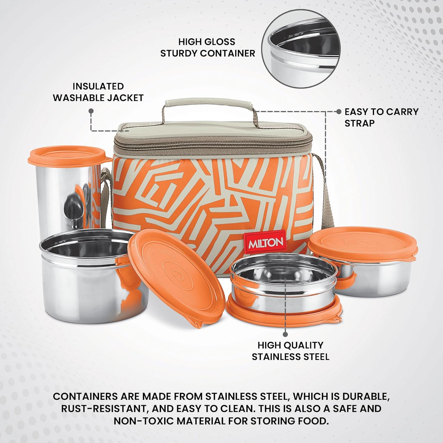 Delicious Combo Insulated Lunch Box (Milton)