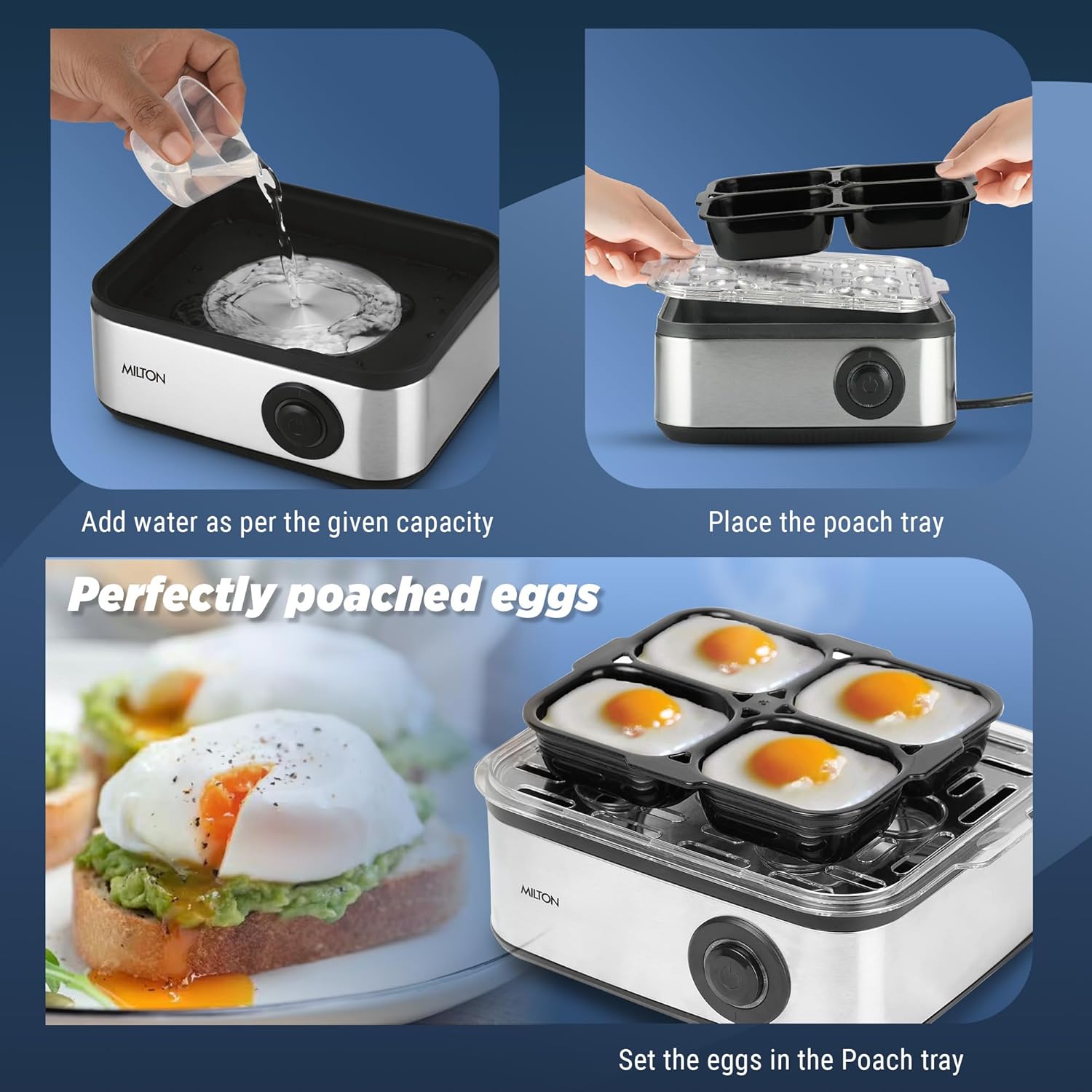 2-In-1 Egg Boiler & Poacher (Milton)