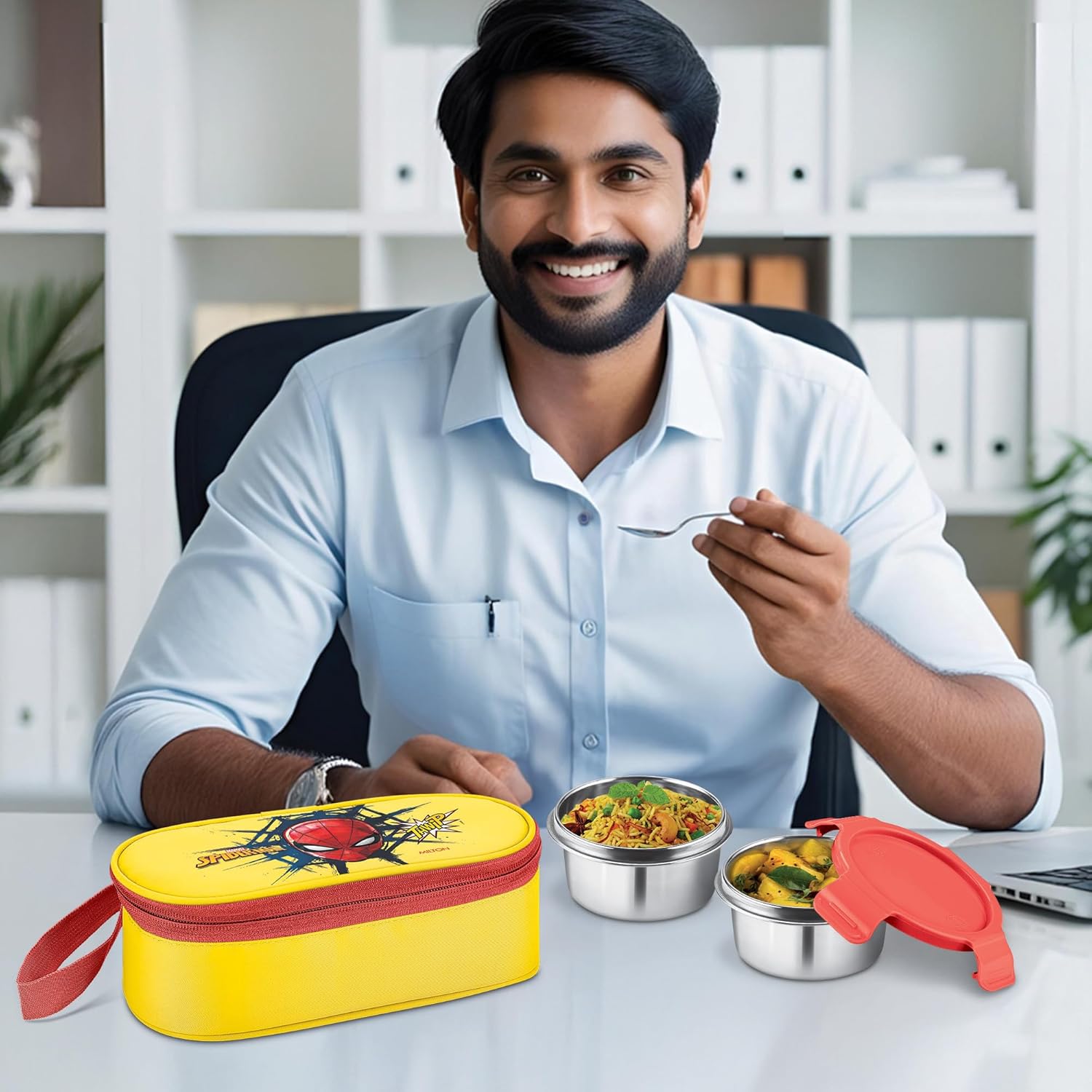 Marvel Power Bite Kids Tiffin (Milton)