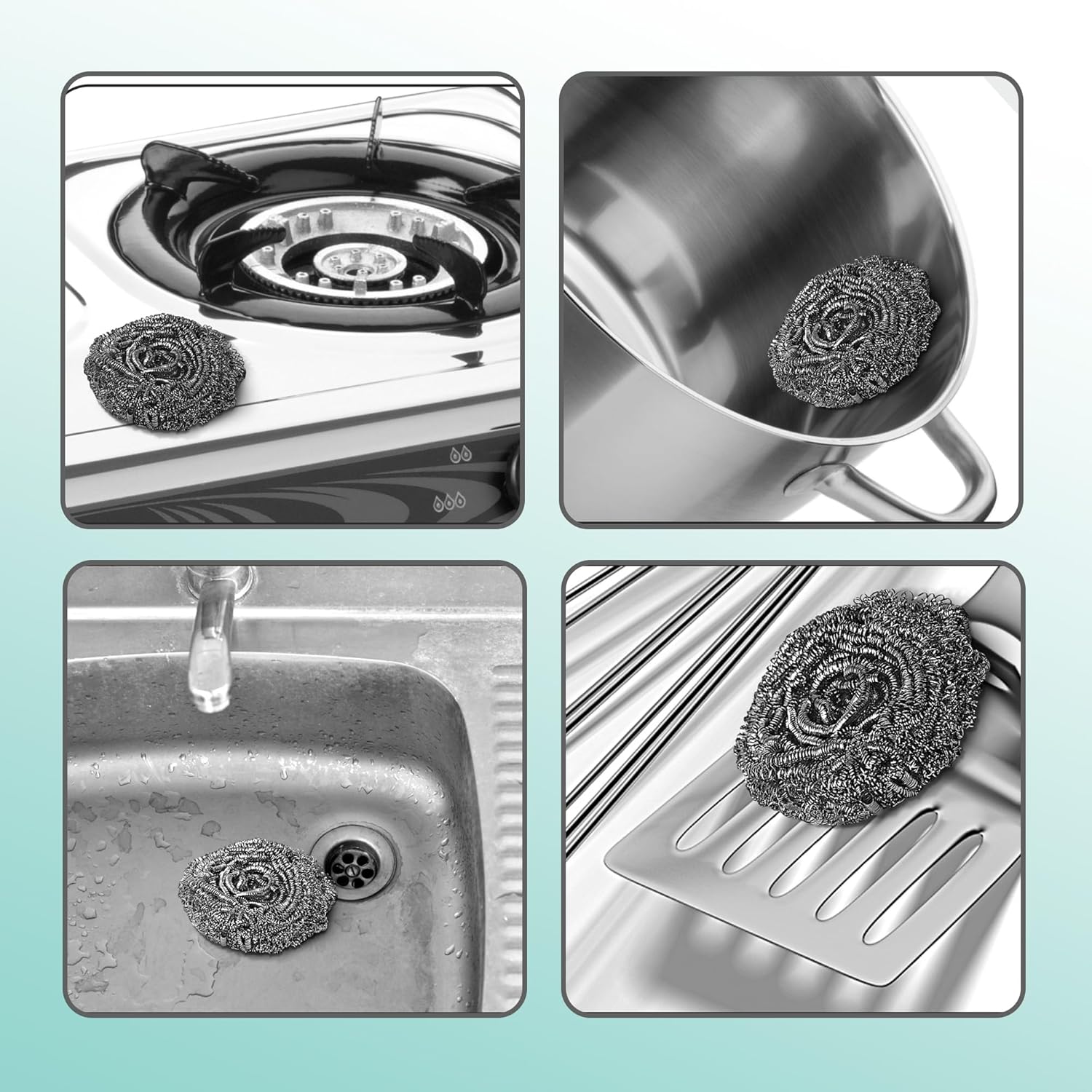 Stainless Steel Utensil Scourer (Spotzero by Milton) - CL Sale