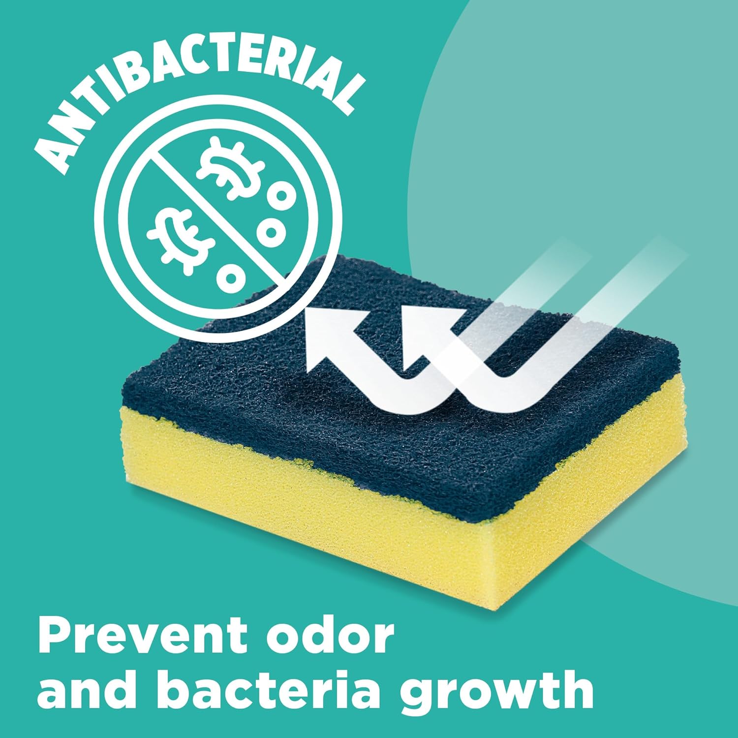 Antibacteria Power of Blue Sponge & Scrub (Spotzero by Milton) - CL Sale