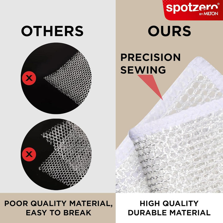 Non-Scratch Steel Wire Dish Cloth Set (Spotzero By Milton)