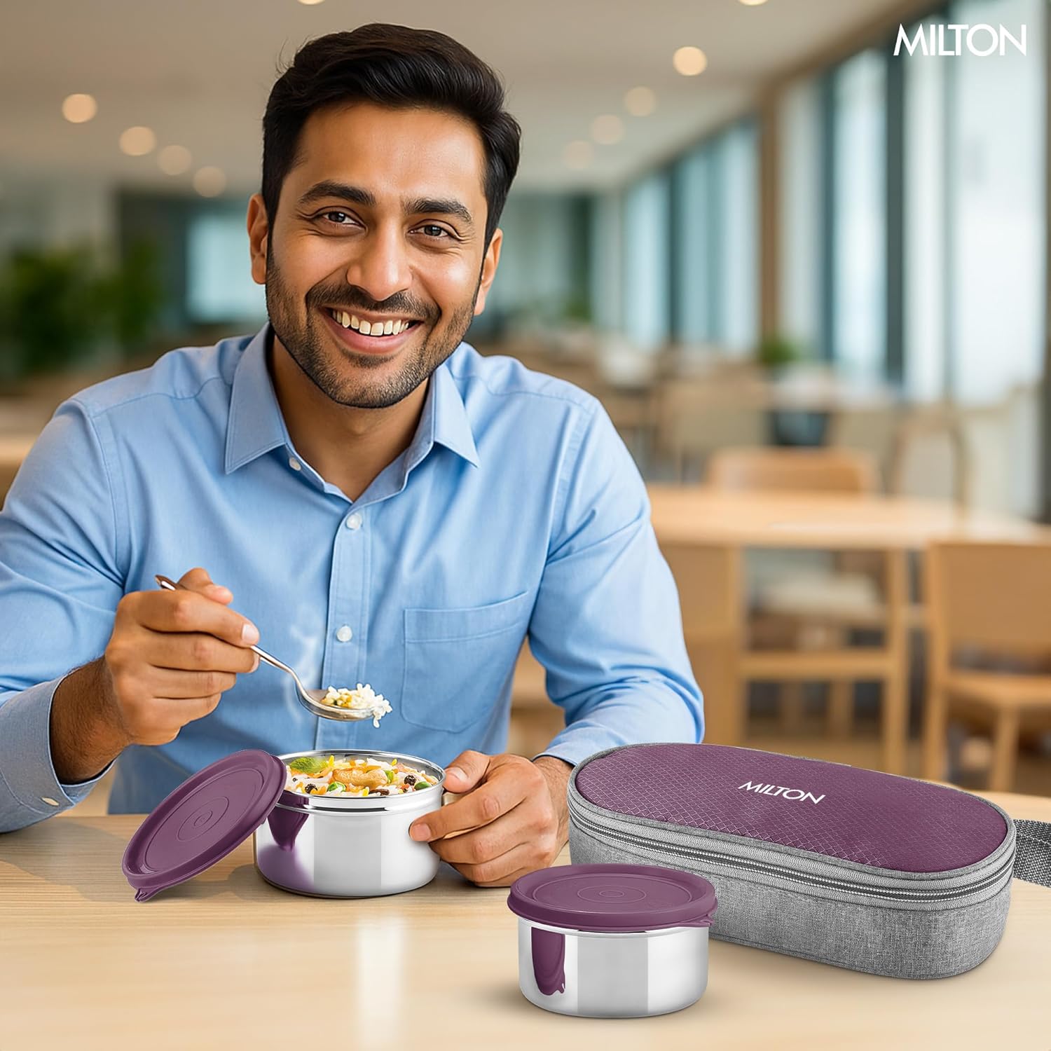 Plato Pack Small Flat Insulated Tiffin And Jacket (Milton)